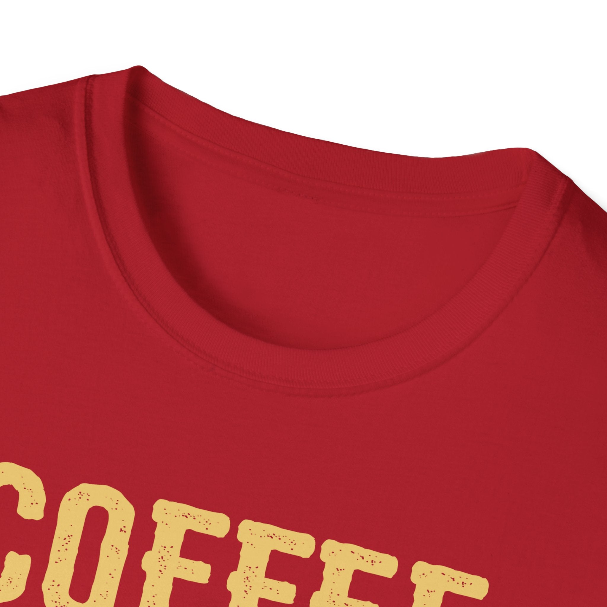 Coffee Because Murder Is Wrong T-Shirt | Black Cat Coffee Tee
