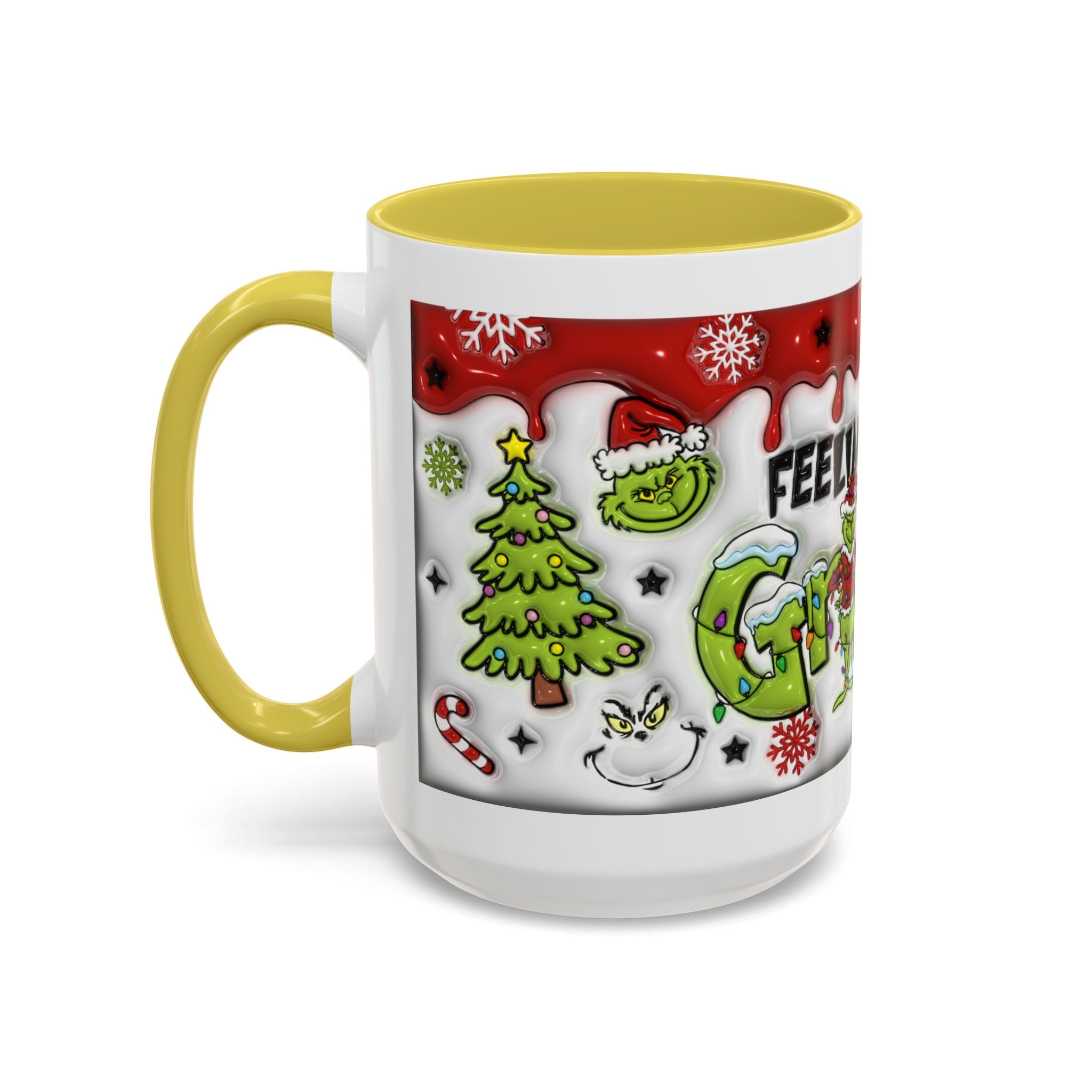 Grinch Holiday Mug - Feeling Extra Grinchy Today! Christmas Gift, Funny Coffee Cup, Holiday Decor, Winter Warmth