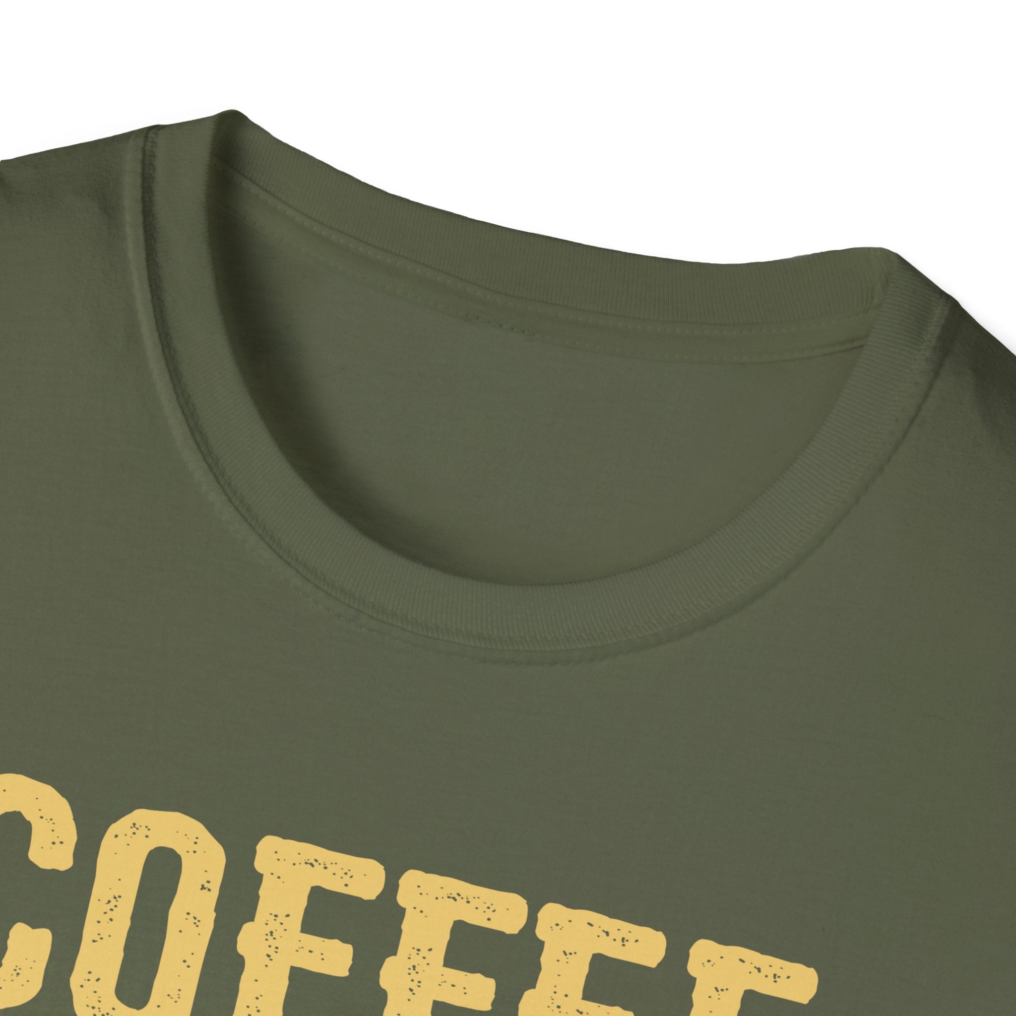 Coffee Because Murder Is Wrong T-Shirt | Black Cat Coffee Tee