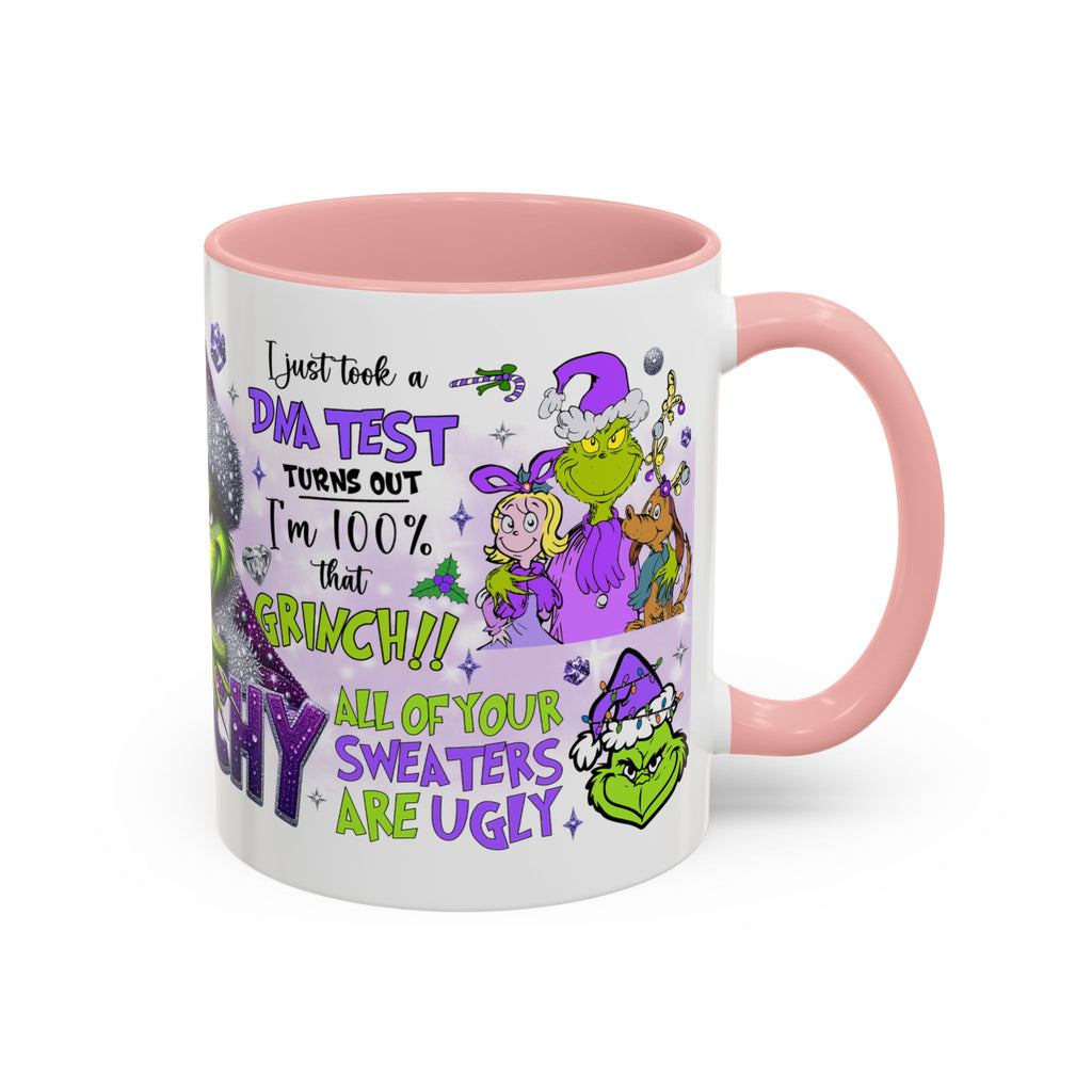 Grinchy Accent Coffee Mug - Fun Holiday Gift, Christmas Decor, Grinch Fan Merchandise, Unique Coffee Cup, Holiday Humor