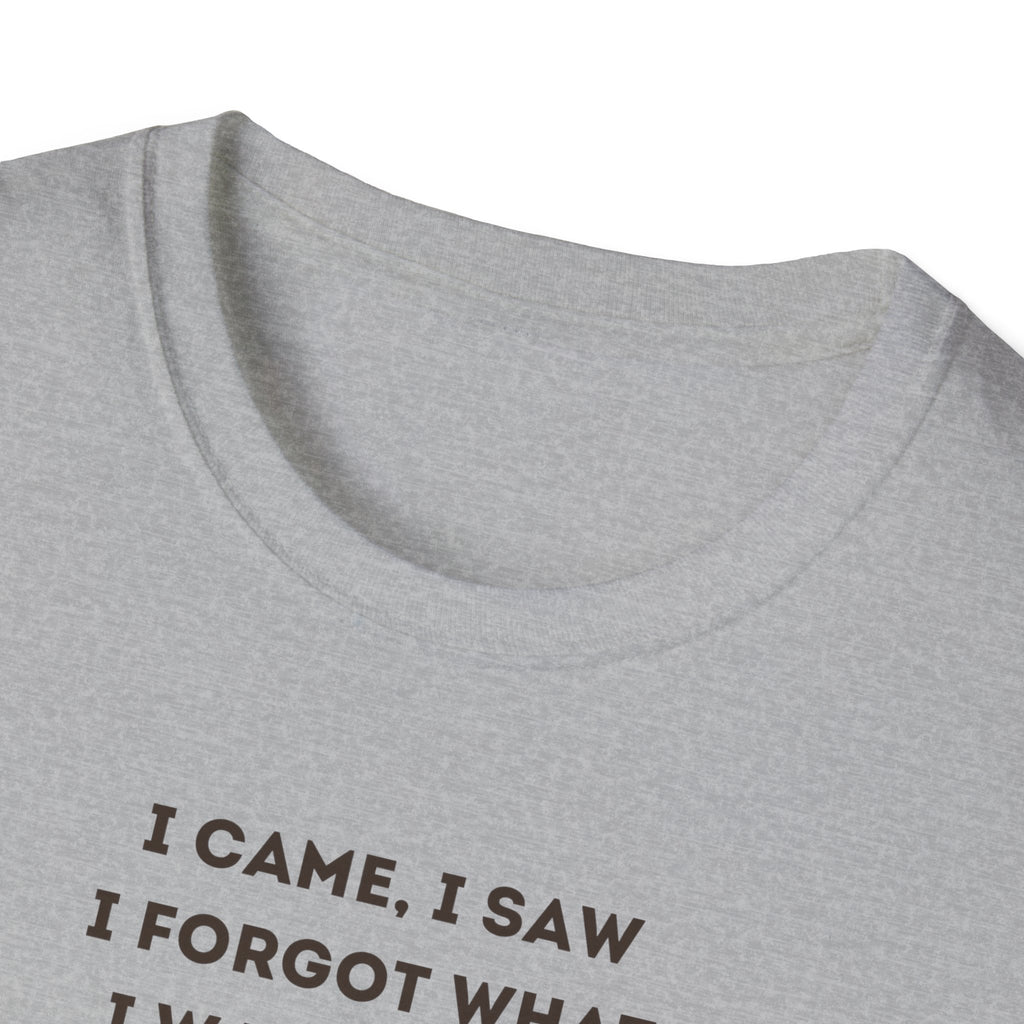 Funny Forgetful Grandpa Quote T-Shirt | Cute Elderly Character Tee