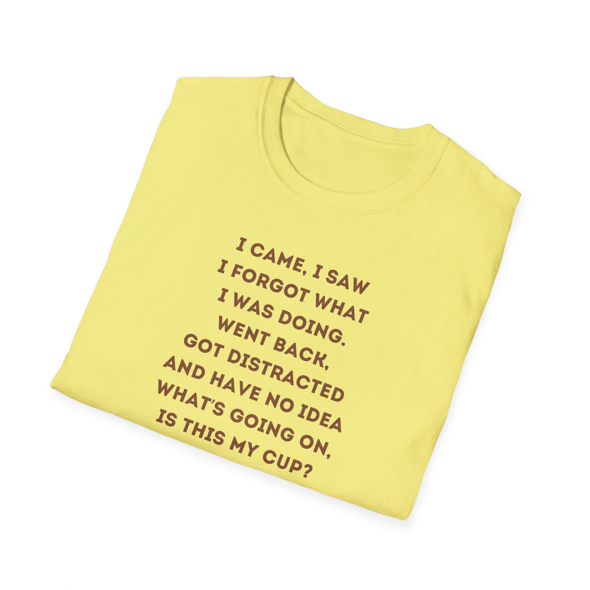 Funny Coffee Quote T-Shirt for Coffee Lovers, Humor Tee, Gift for Him/Her, Perfect for Birthdays, Housewarming, Casual Wear