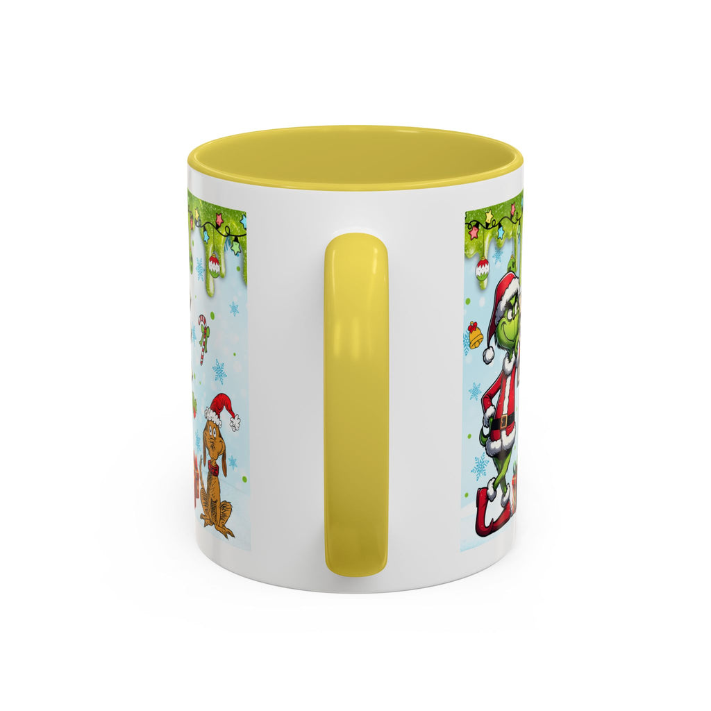 Grinch Christmas Mug | Colorful 11oz 15oz Ceramic Coffee Cup