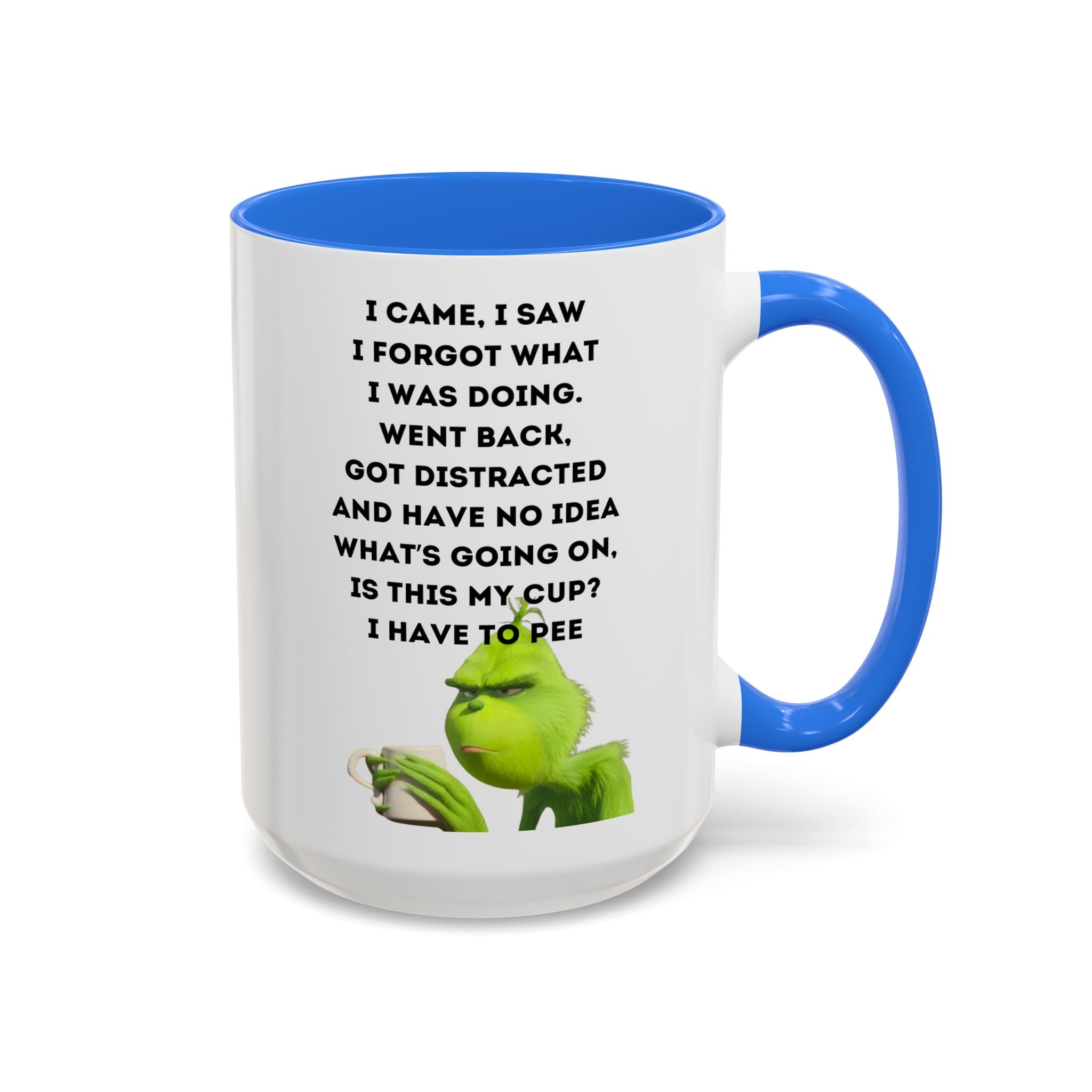 Colorful Grinch Coffee Mug, Fun Holiday Gift, Funny Tea Cup, Quirky Kitchen Decor, Grinch Fan Mug, Christmas Gift Idea