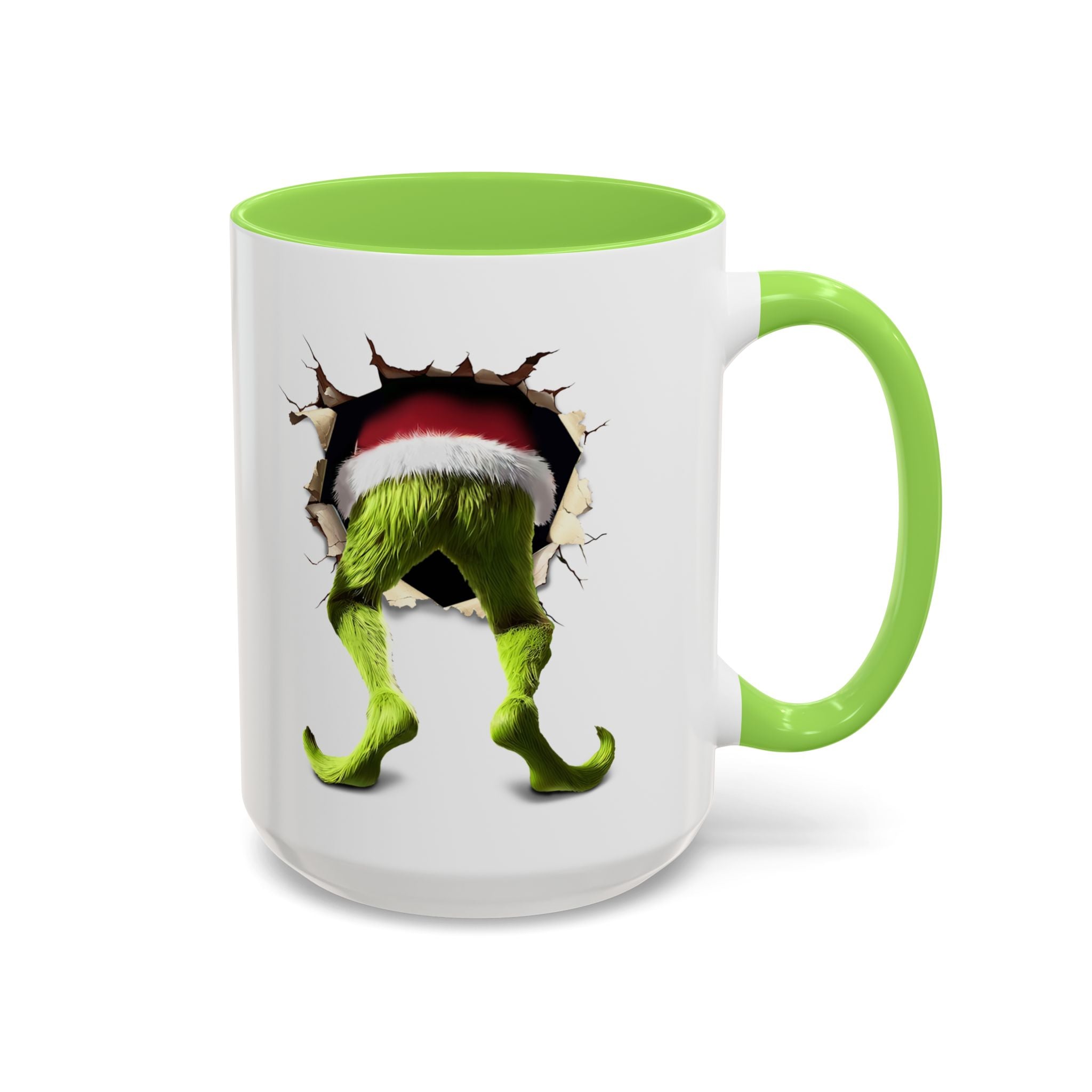 Grinch Holiday Coffee Mugs, Colorful 11oz & 15oz Drinking Cups, Funny Gift for Christmas, Holiday Decor, Unique Kitchenware