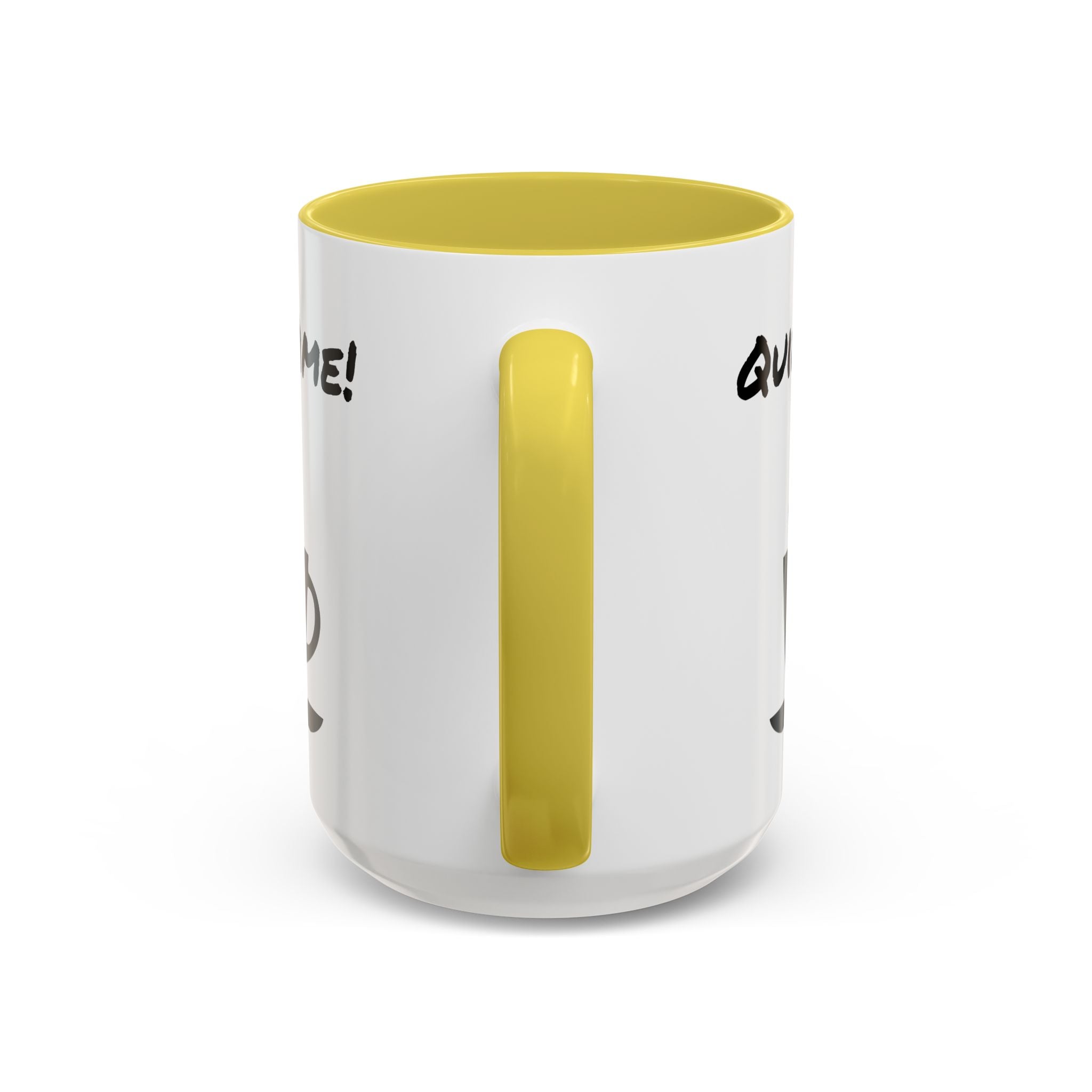 Quiet Time Coffee Mug — Black Accent 11oz/15oz