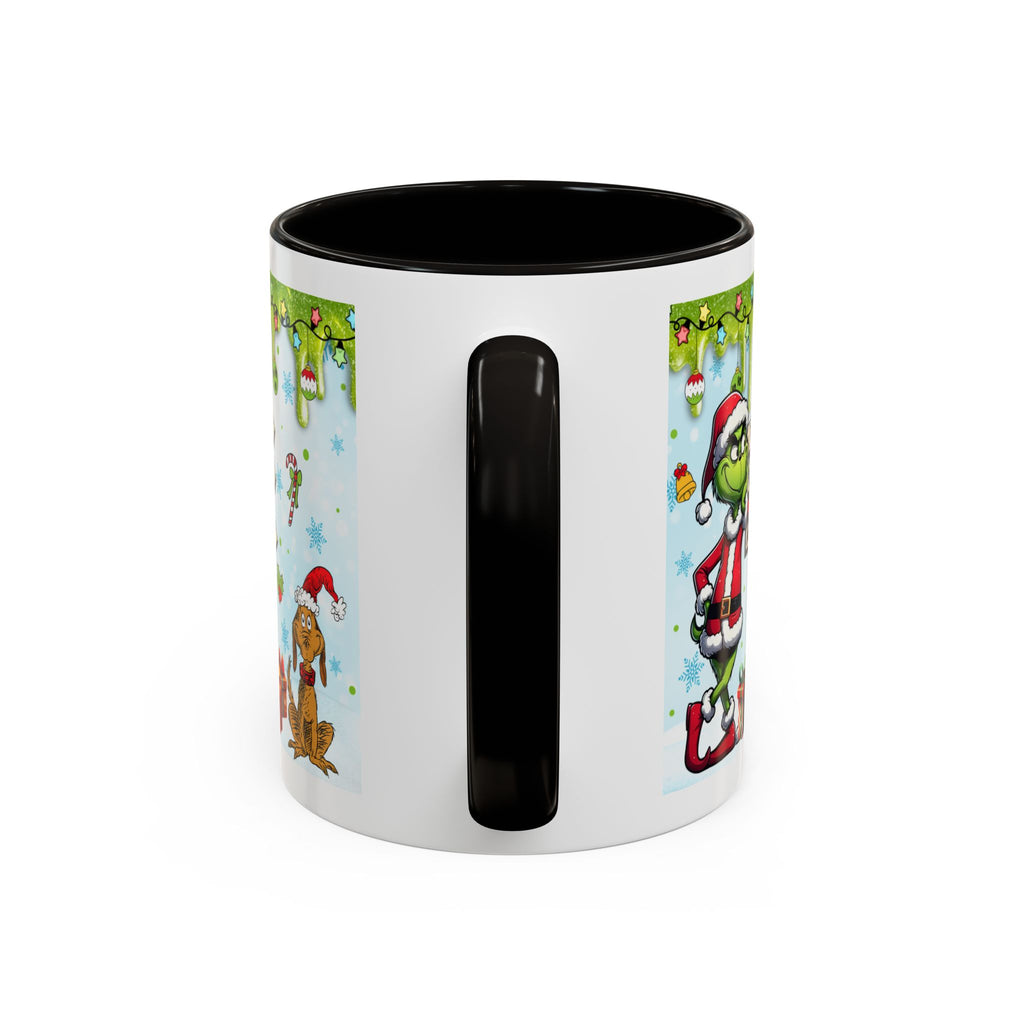 Grinch Christmas Mug | Colorful 11oz 15oz Ceramic Coffee Cup