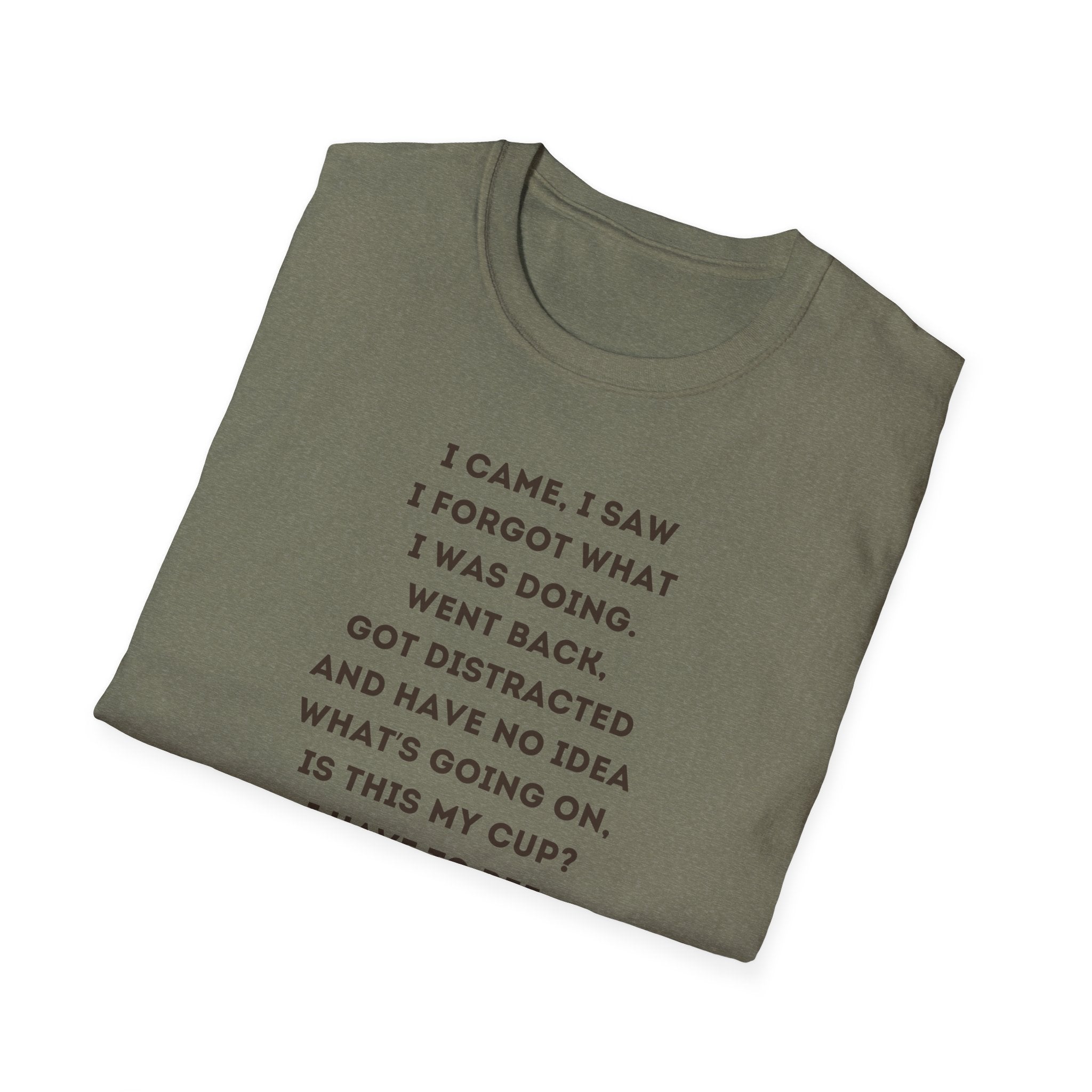 Funny Forgetful Grandpa Quote T-Shirt | Cute Elderly Character Tee