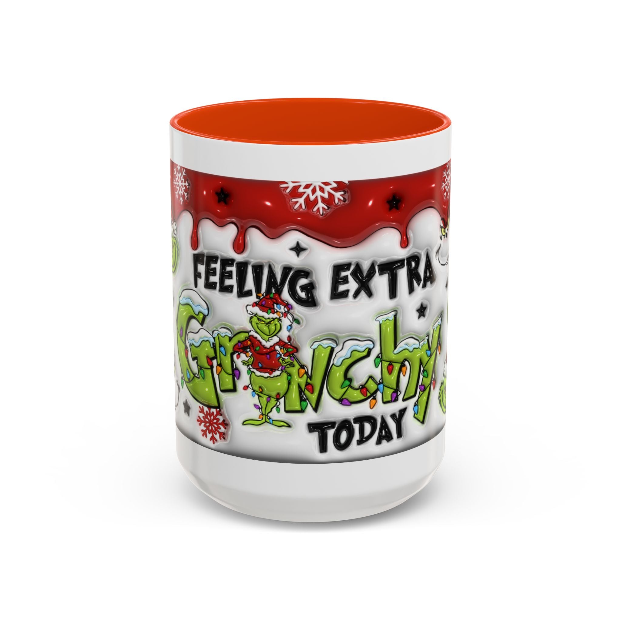 Grinch Holiday Mug - Feeling Extra Grinchy Today! Christmas Gift, Funny Coffee Cup, Holiday Decor, Winter Warmth