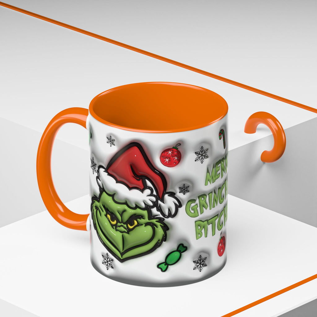 Merry Grinchmas Coffee Mug - Holiday Gift for Christmas Lovers, Fun Ceramic Mug, Grinch-Themed Drinkware, Funny Coffee Cup
