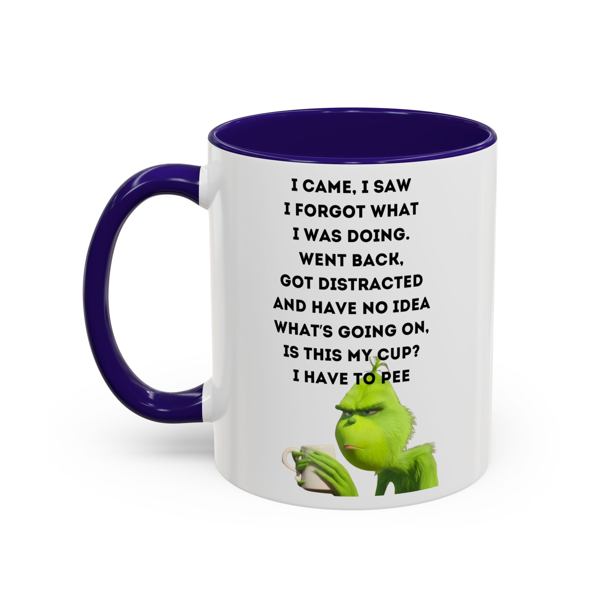 Colorful Grinch Coffee Mug, Fun Holiday Gift, Funny Tea Cup, Quirky Kitchen Decor, Grinch Fan Mug, Christmas Gift Idea
