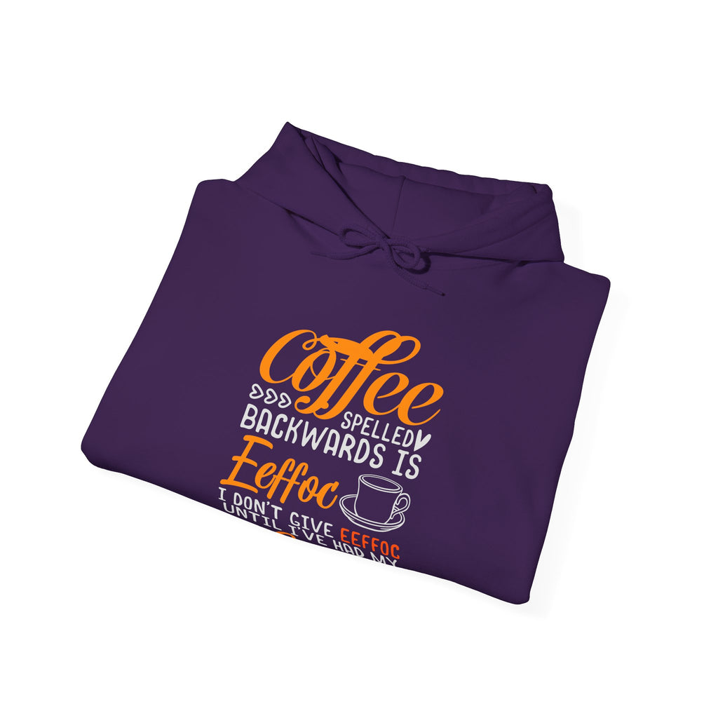 Give Me My Eeffoc Coffee - Unisex Heavy Blend Hooded Sweatshirt
