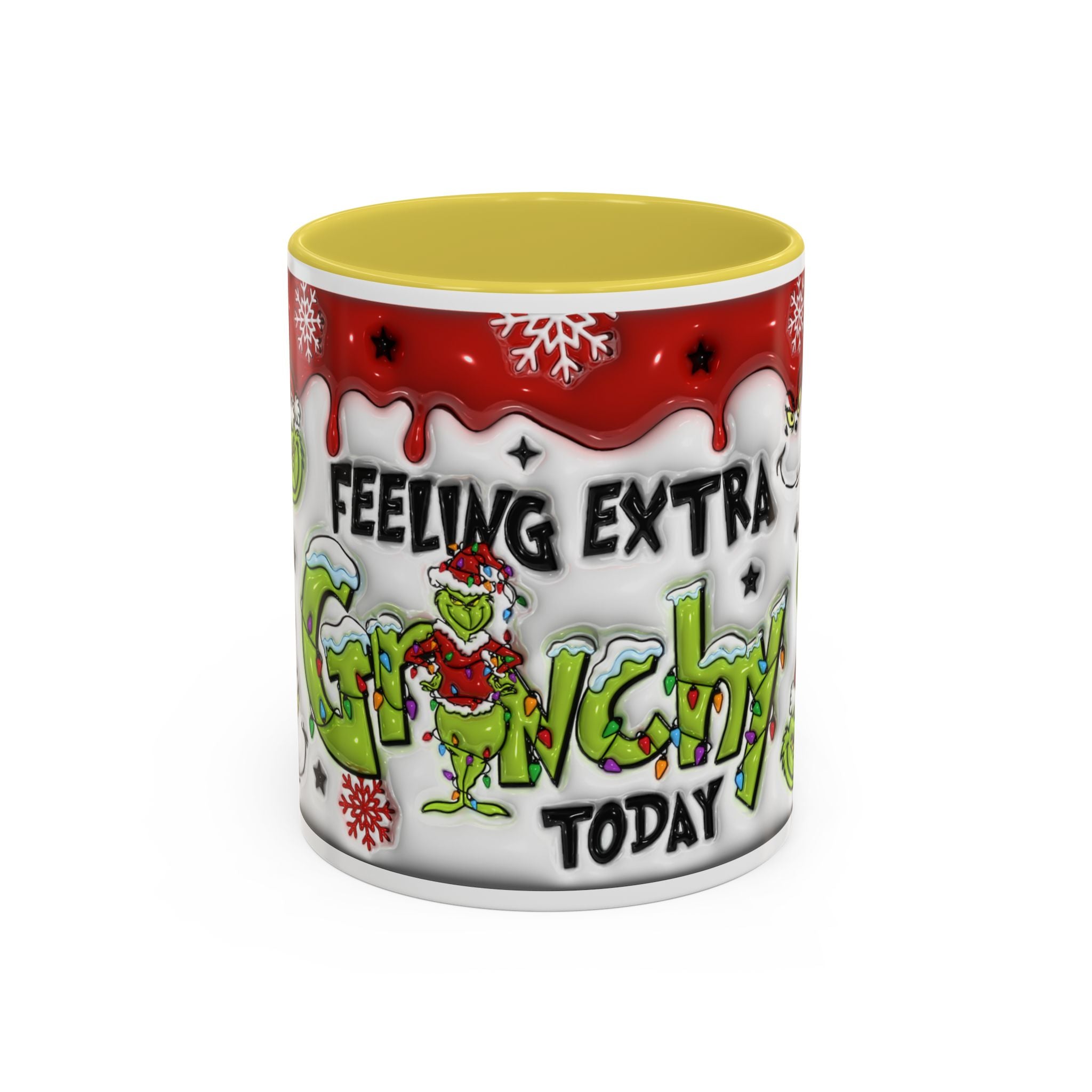 Grinch Holiday Mug - Feeling Extra Grinchy Today! Christmas Gift, Funny Coffee Cup, Holiday Decor, Winter Warmth