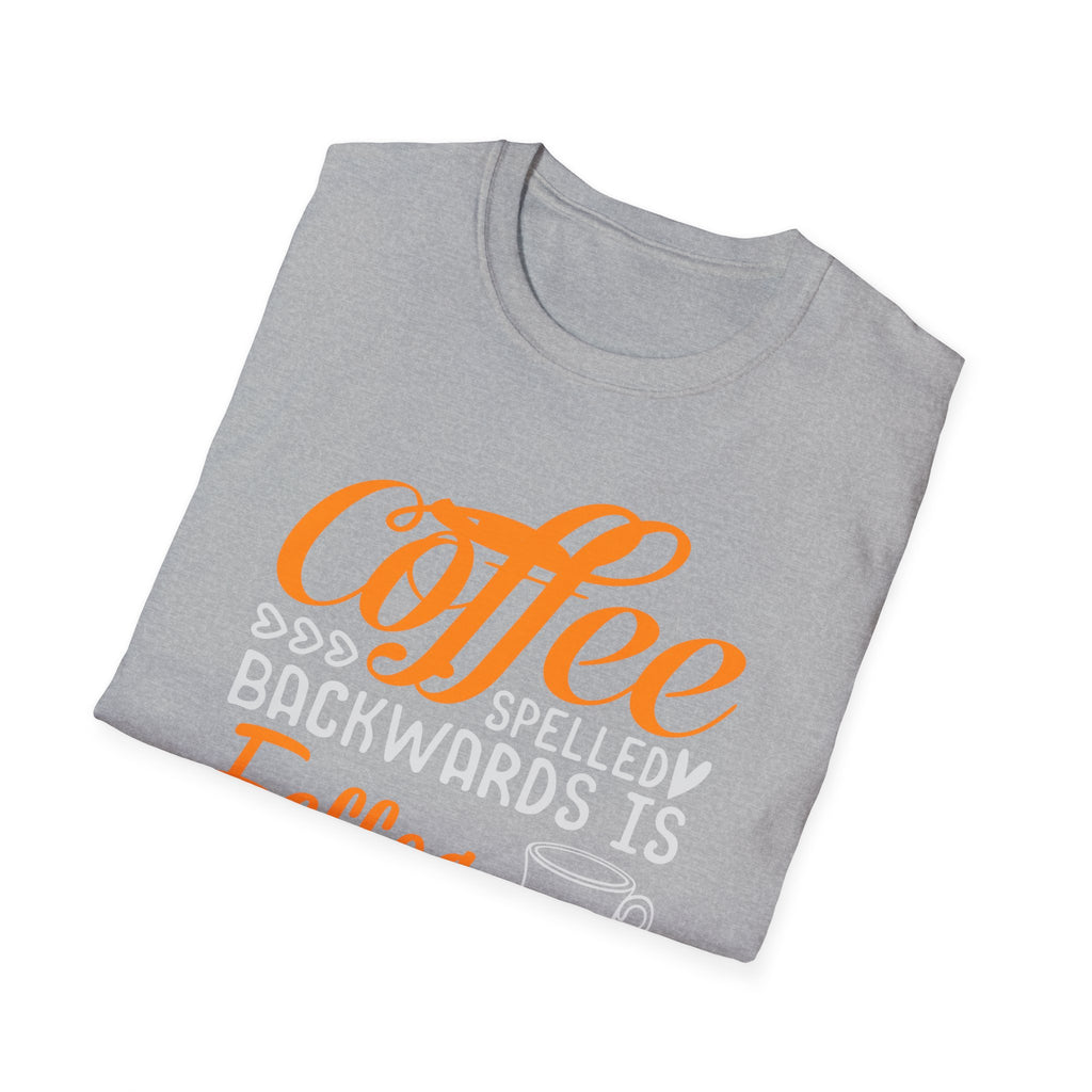 Eeffoc Coffee T-Shirt, Unisex Tee, Caffeine Lover Shirt, Funny Graphic Tee, Coffee Gift for Men and Women