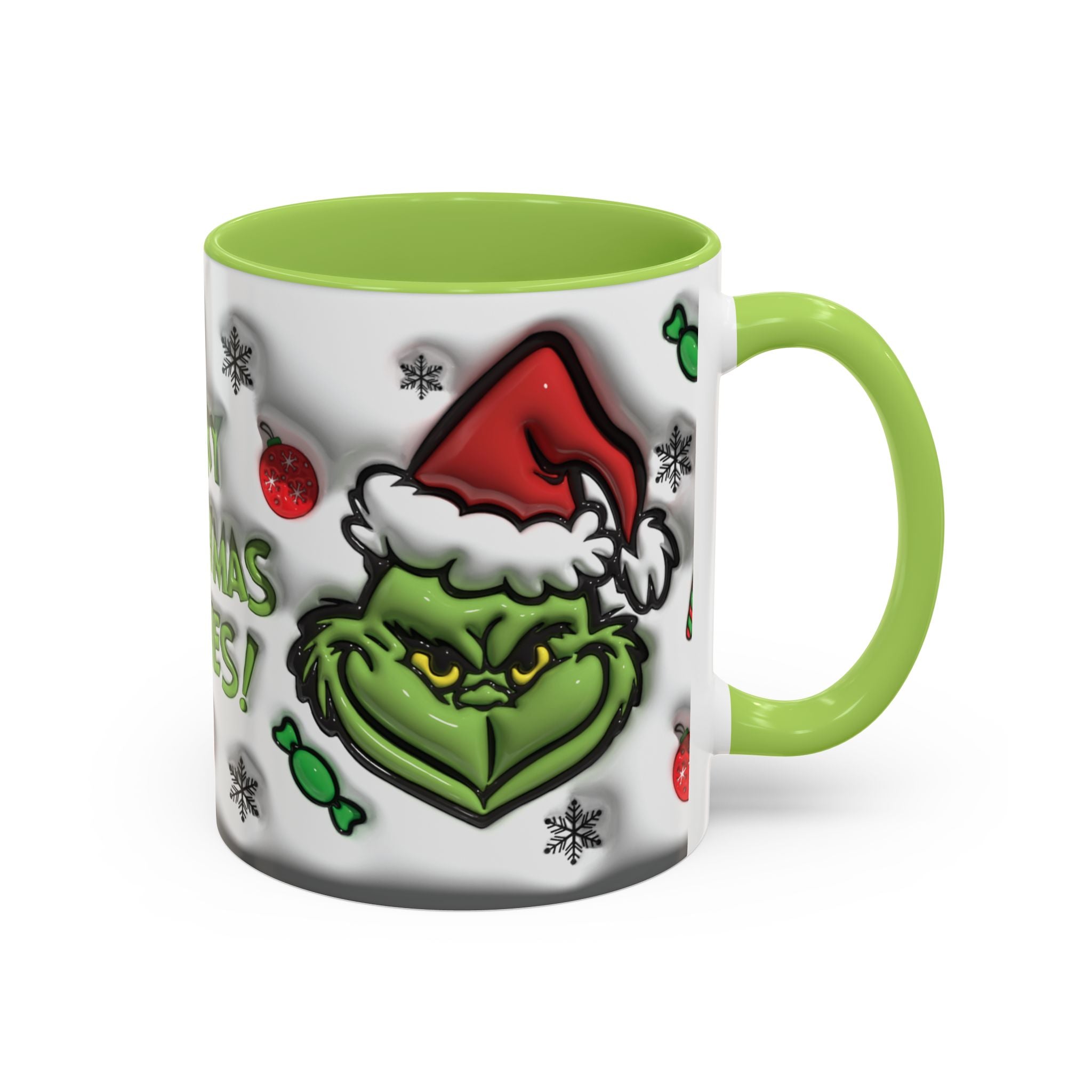Merry Grinchmas Coffee Mug - Holiday Gift for Christmas Lovers, Fun Ceramic Mug, Grinch-Themed Drinkware, Funny Coffee Cup