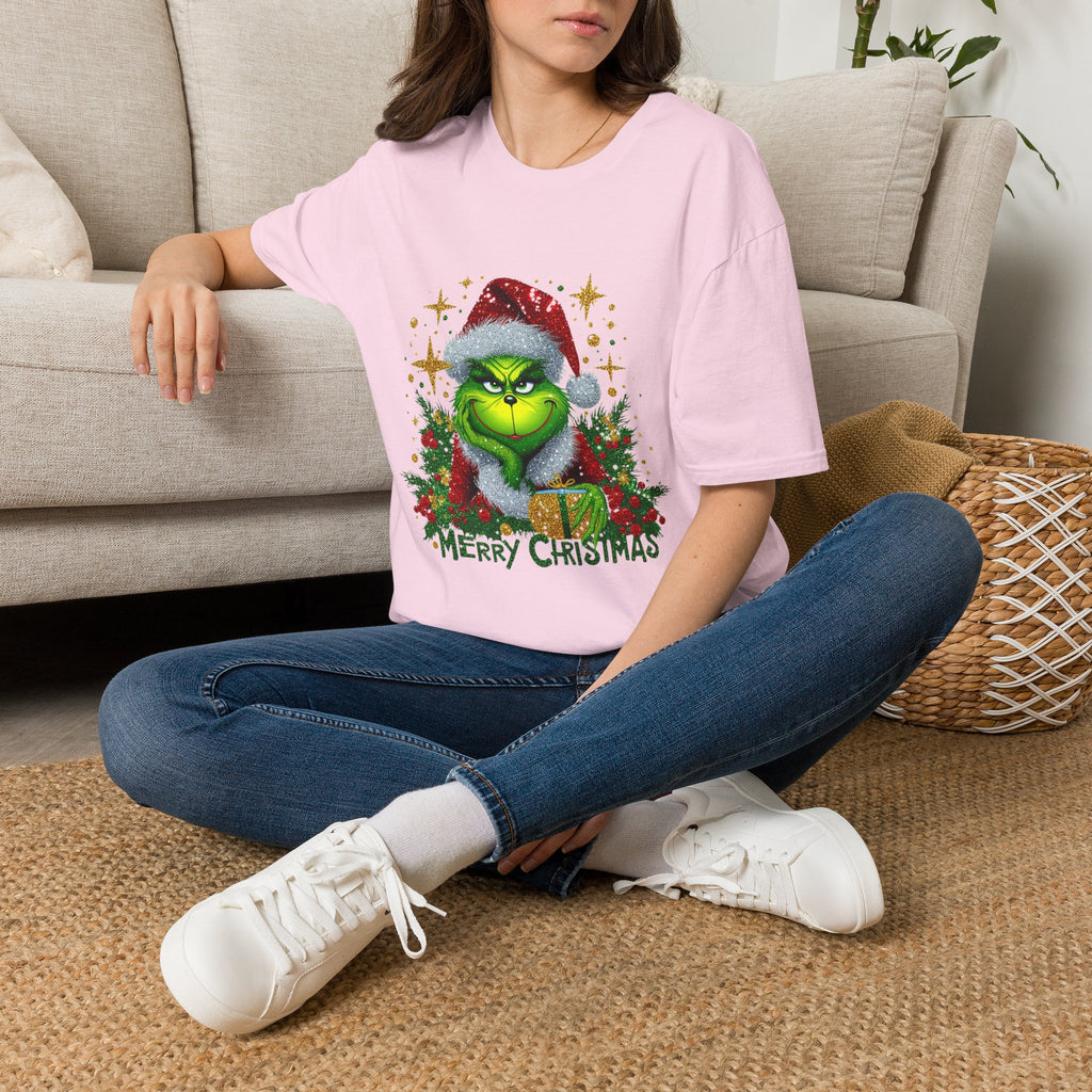 Grinch Christmas T-Shirt | Unisex Softstyle Tee | Merry Christmas Tee | Holiday Gift | Festive Apparel | Cute Grinch Shirt | Xmas Fashion