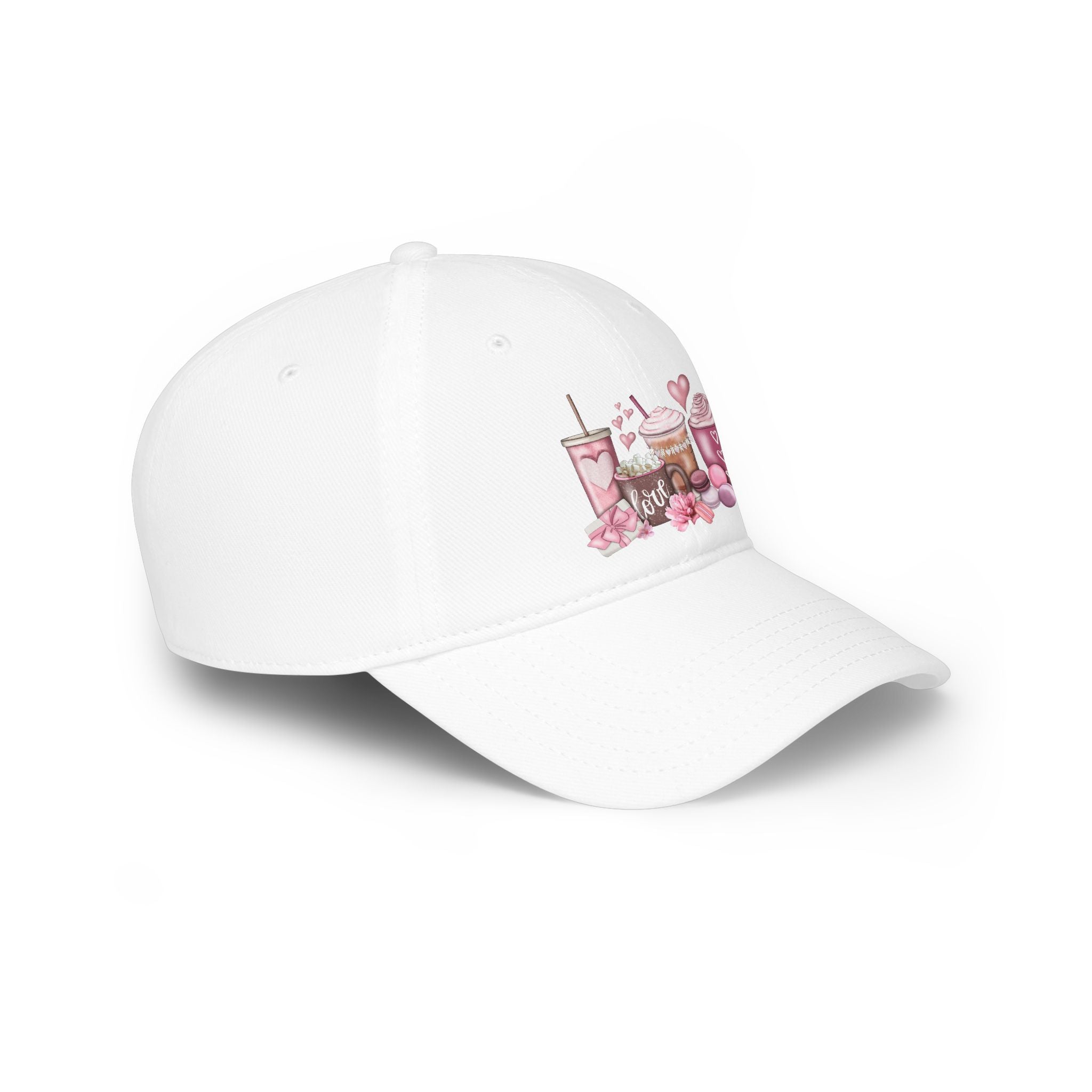 Love and Coffee Low Profile Baseball Cap