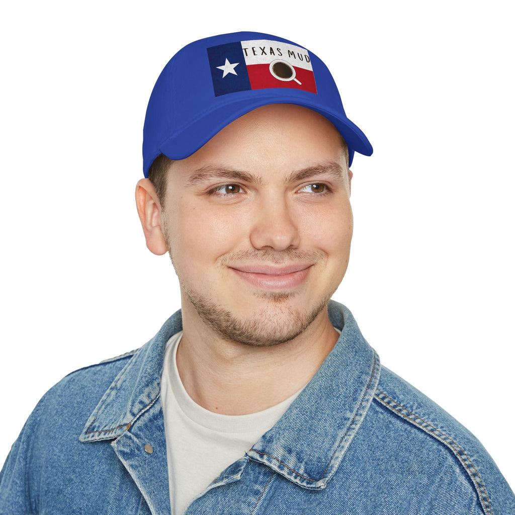 Texas Mud Coffee Flag Cap — Low Profile Baseball Hat