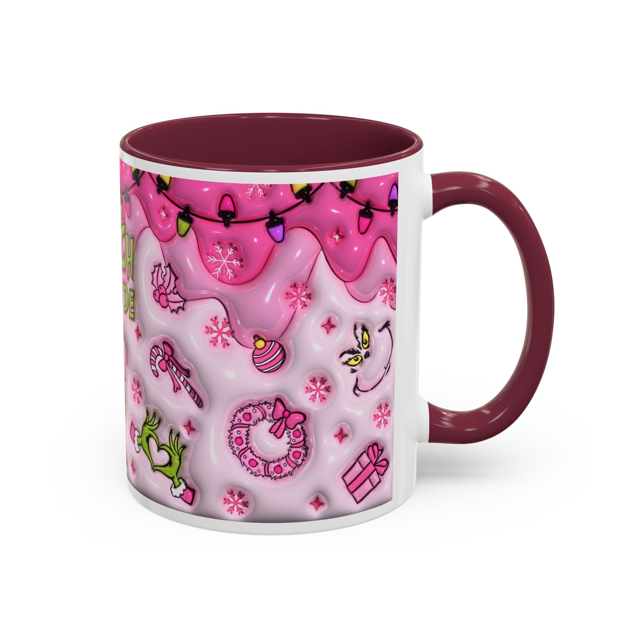 Colorful Grinch Mug, Holiday Gift, Whimsical Drinkware, Festive Coffee Cup, Christmas Decor, Grinch Mode Mug