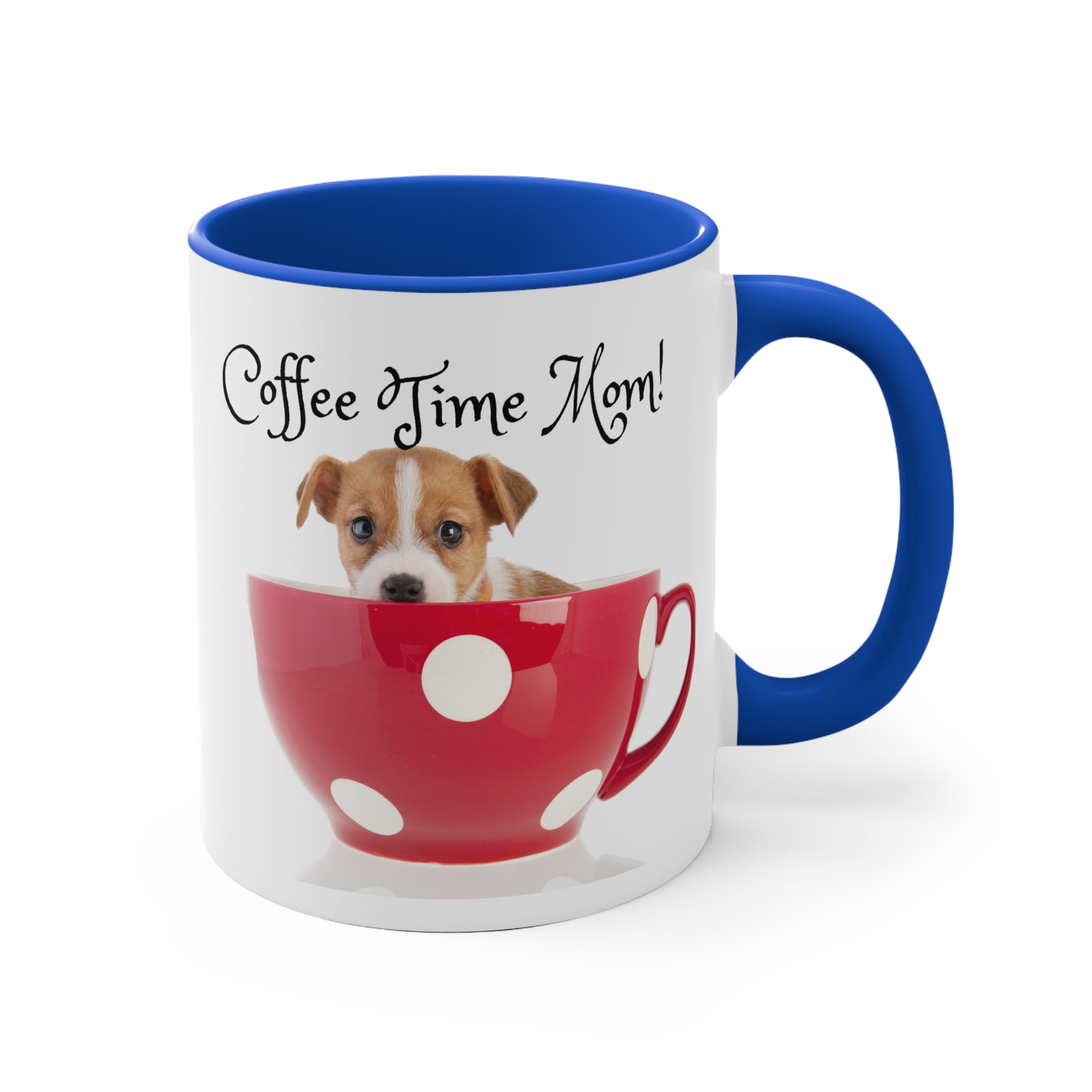 Coffee Time Mom - White Ceramic Mug