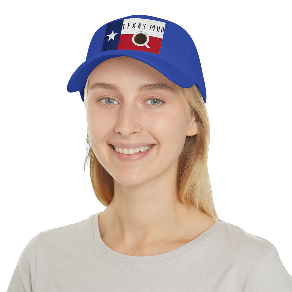 Texas Mud Coffee Flag Cap — Low Profile Baseball Hat