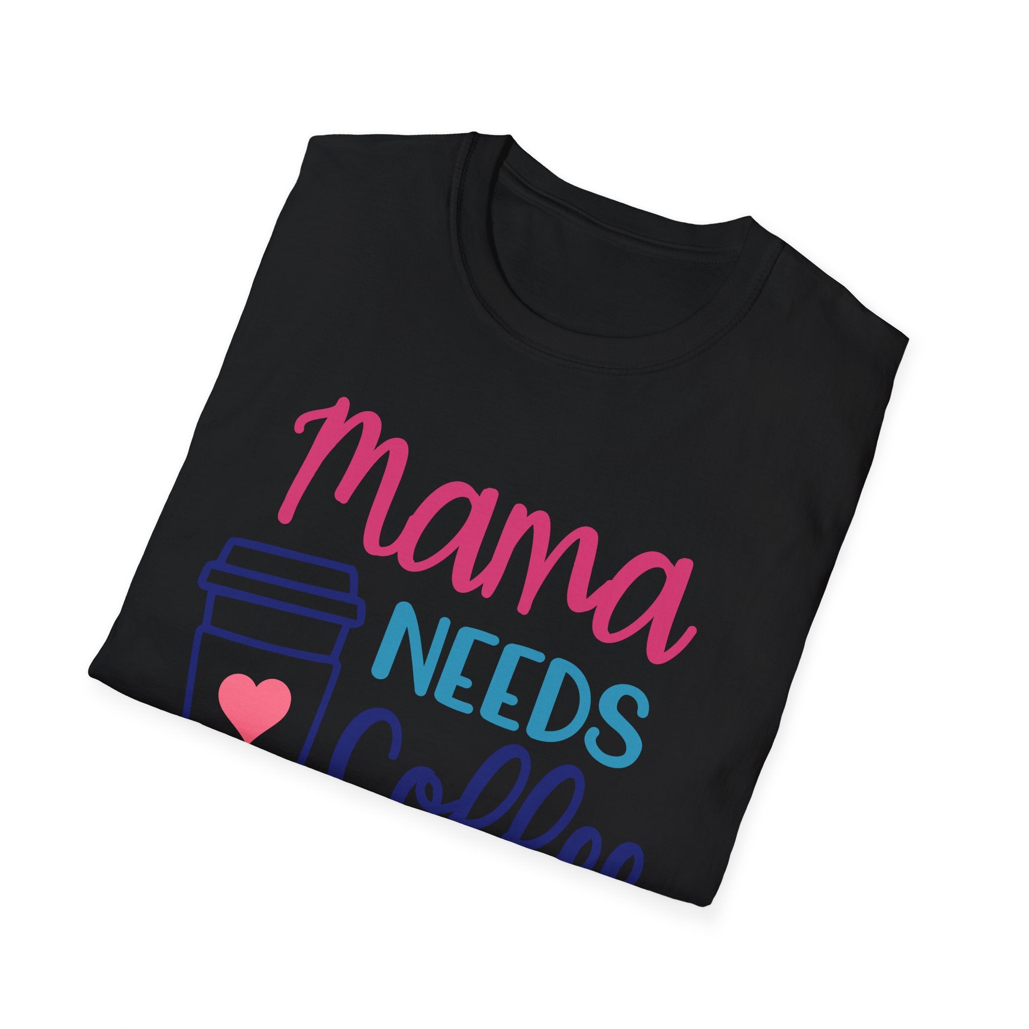 Moma Needs lots Of Coffee - Unisex Softstyle T-Shirt