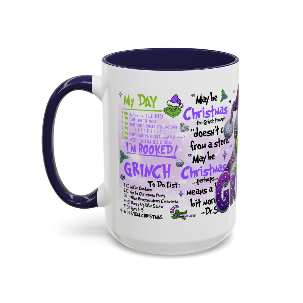 Grinchy Accent Coffee Mug - Fun Holiday Gift, Christmas Decor, Grinch Fan Merchandise, Unique Coffee Cup, Holiday Humor