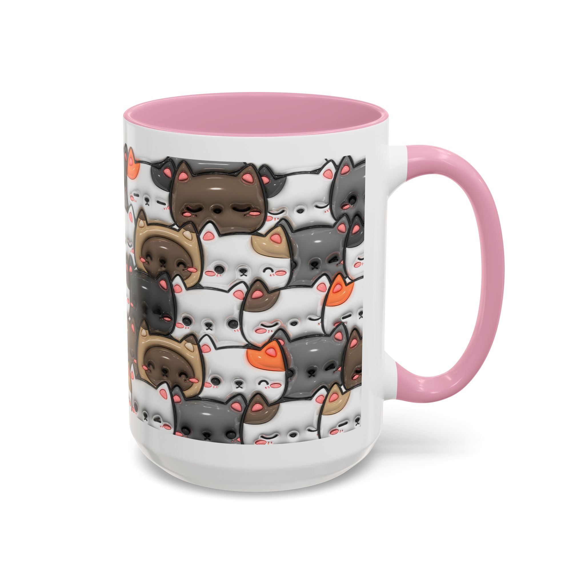 Colorful Cat Mugs - Cute Pet Lover Gift, Cat-Themed Coffee Cup, Cat Lover's Mug, Fun Kitchen Decor, Feline Art Drinkware