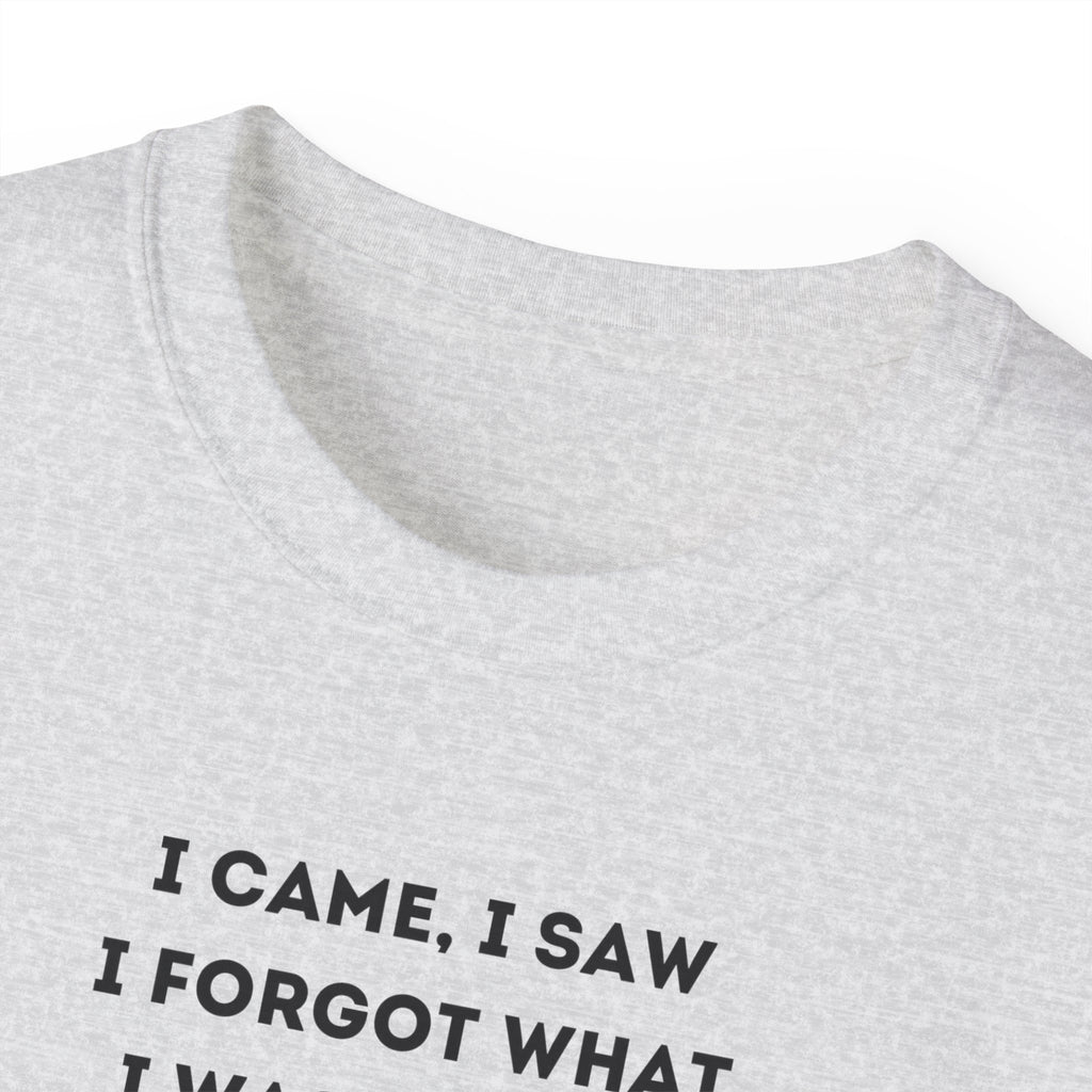 I Have to Pee - Funny Unisex Tee - I Came, I Saw, I Forgot, Perfect Gift for Friends, Casual Wear, Birthday, Humor Apparel, Everyday Wear