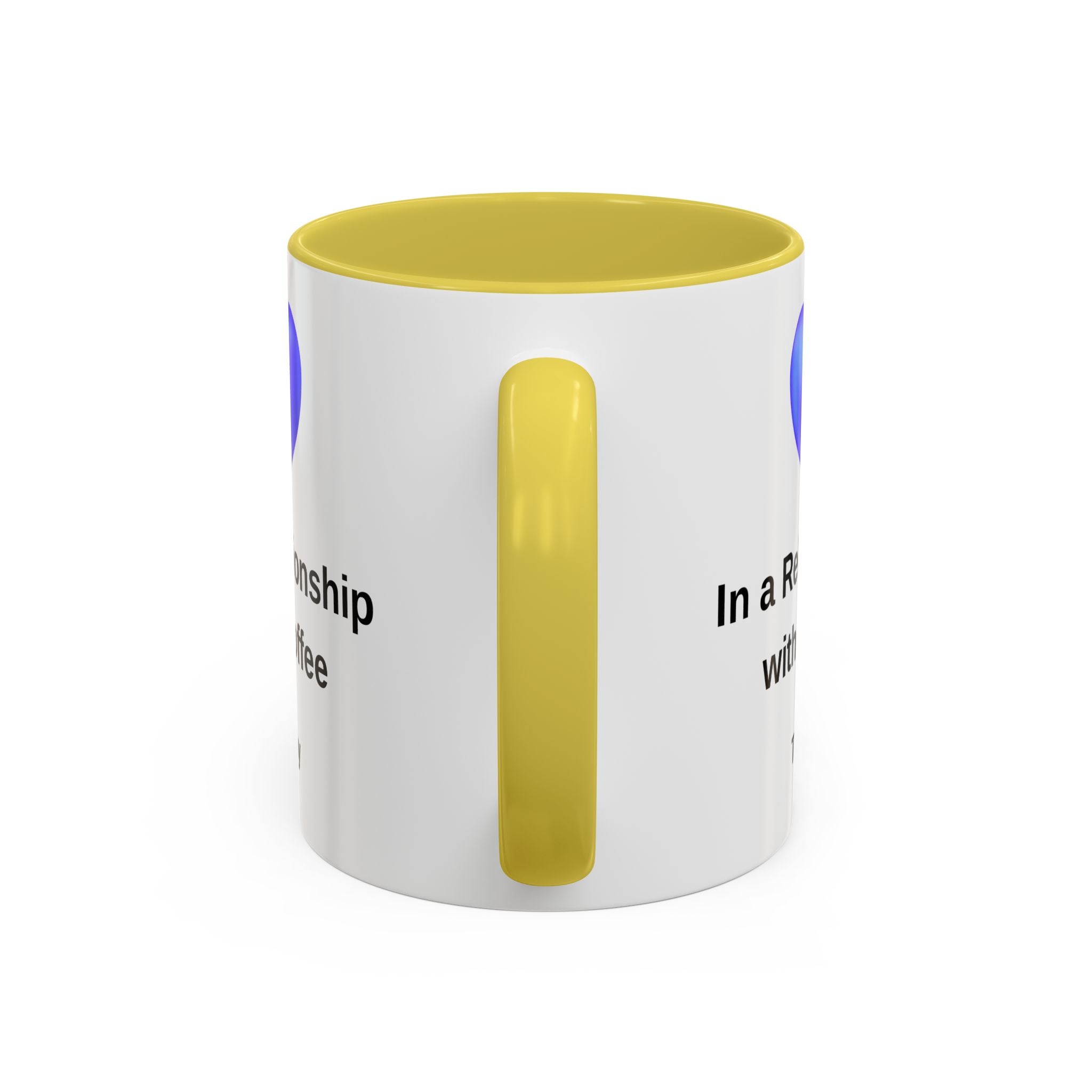 Coffee Lover Mug, Funny Coffee Cup Gift, Relationship with Coffee, Colorful Ceramic Mug, Coffee Addict Mug, Coffee Gift for Her, Coffee Mug