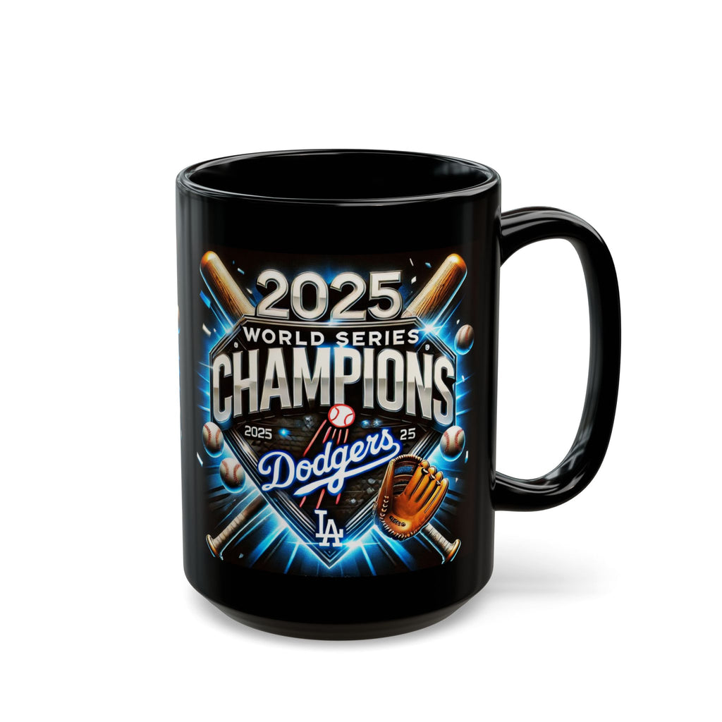 2025 World Series Champions Doyers Black Mug — Baseball Fan Coffee Cup (11oz/15oz)