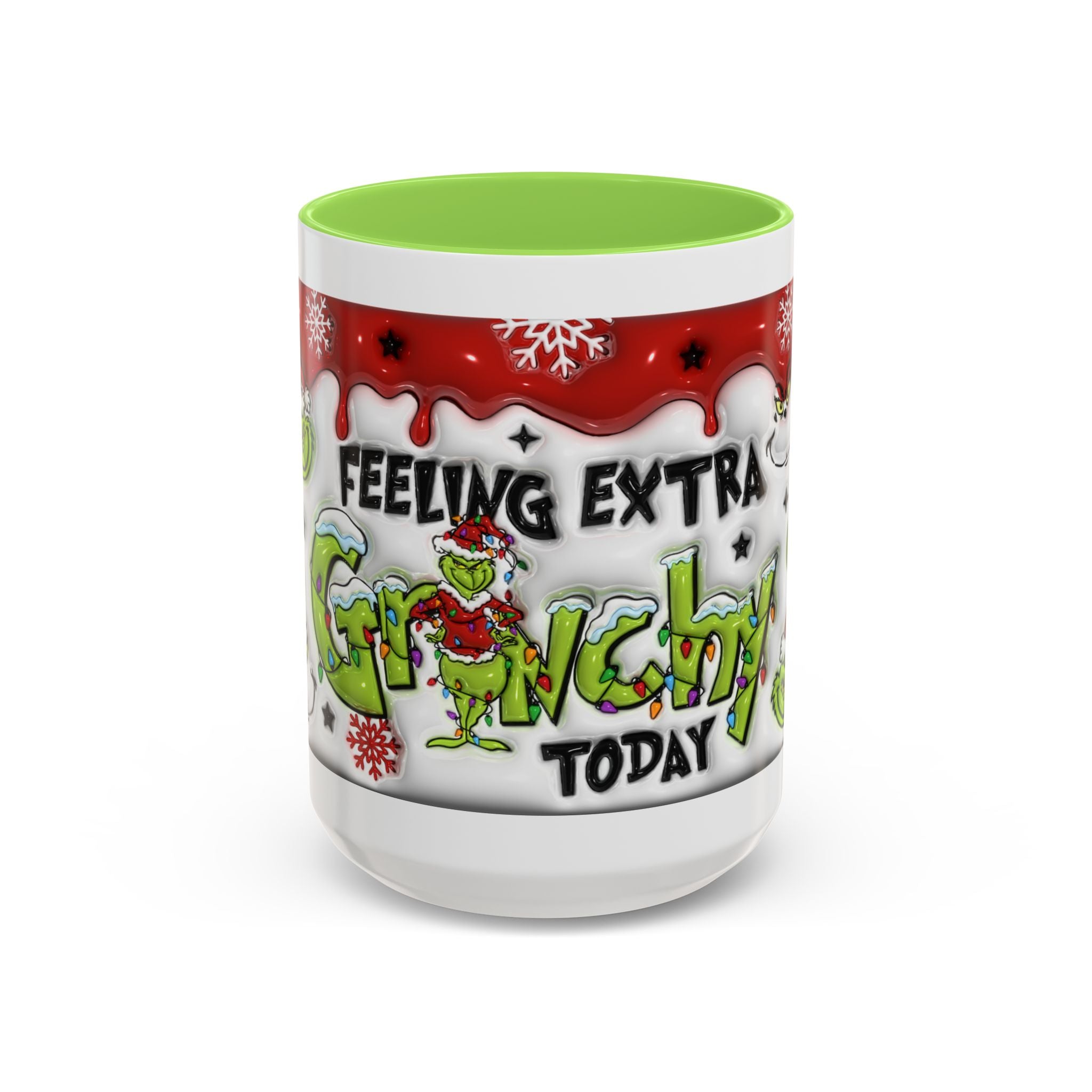 Grinch Holiday Mug - Feeling Extra Grinchy Today! Christmas Gift, Funny Coffee Cup, Holiday Decor, Winter Warmth