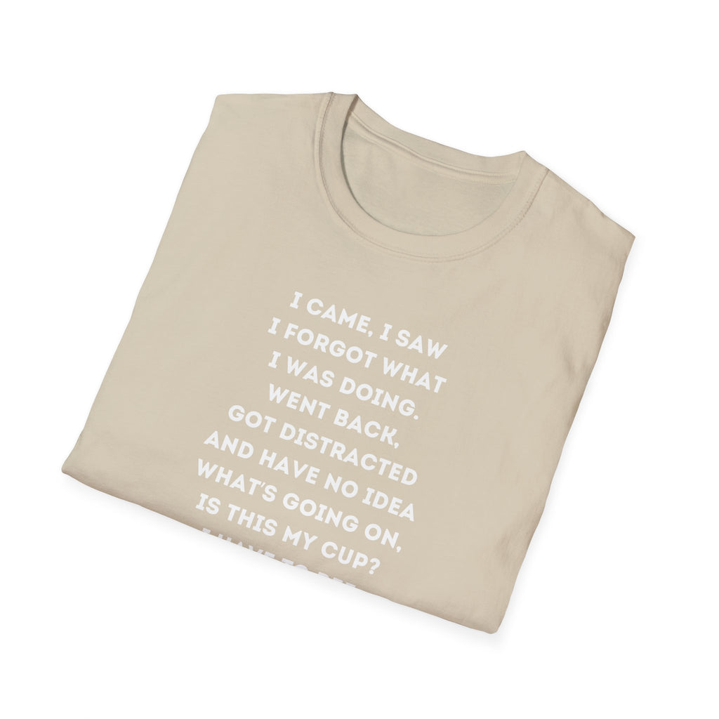 Funny Forgetful Grandpa Quote T-Shirt | Cute Elderly Character, Humorous Text