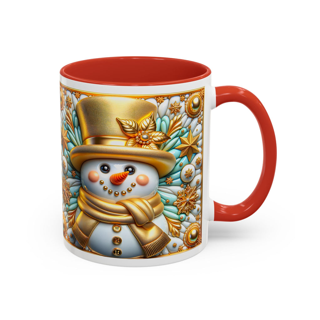 Festive Snowman Coffee Mug | Holiday Gift, Winter Decor, Cute Mug, Christmas Mug, Snowman Lover's Gift
