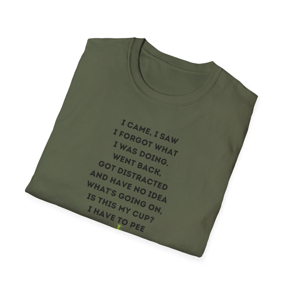 Grumpy Grinch Character with Funny Relatable Quote T-Shirt | Meme Tee