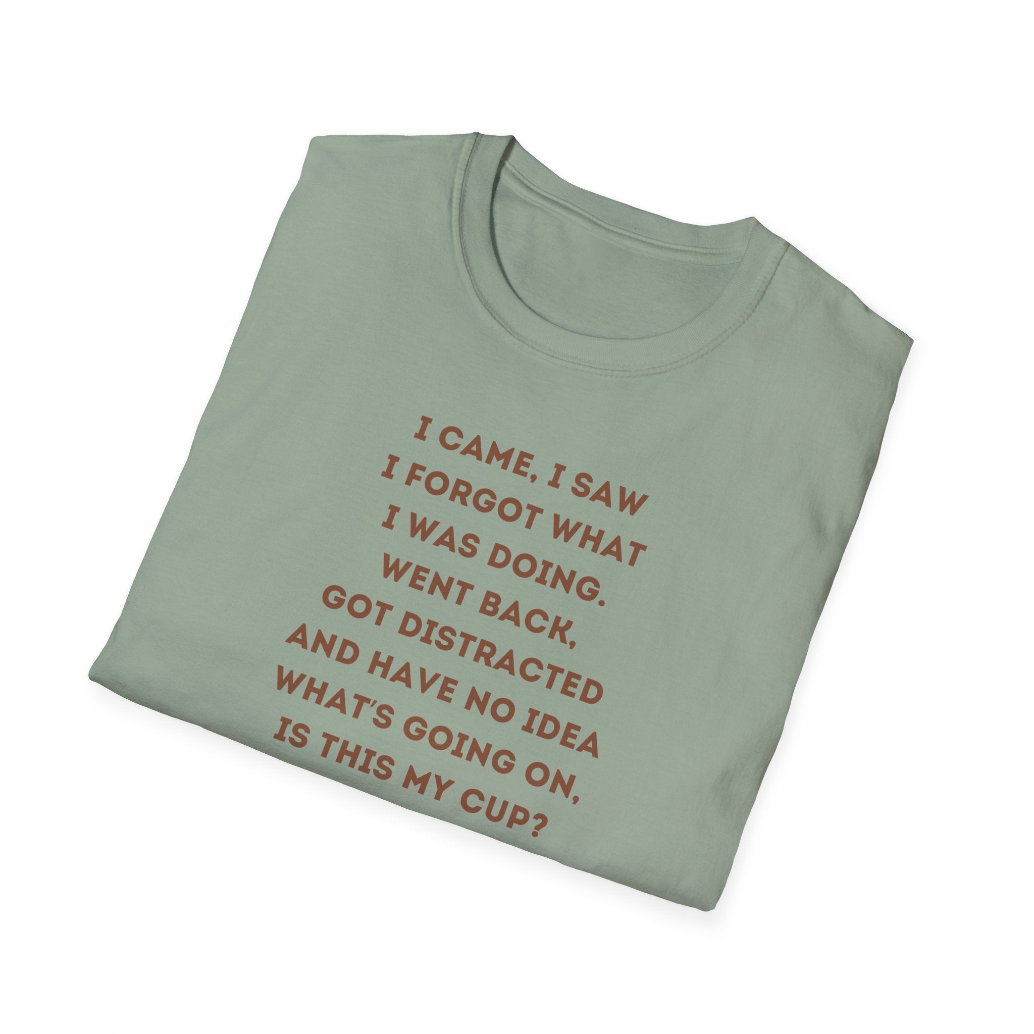Funny Coffee Quote T-Shirt for Coffee Lovers, Humor Tee, Gift for Him/Her, Perfect for Birthdays, Housewarming, Casual Wear