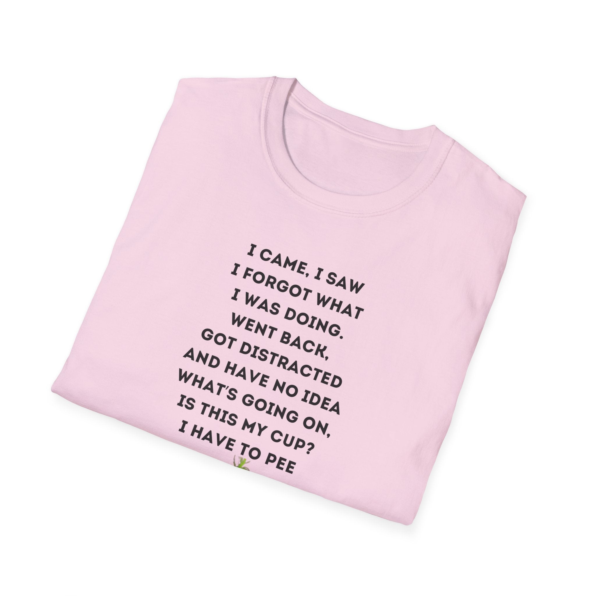 Grumpy Grinch Character with Funny Relatable Quote T-Shirt | Meme Tee
