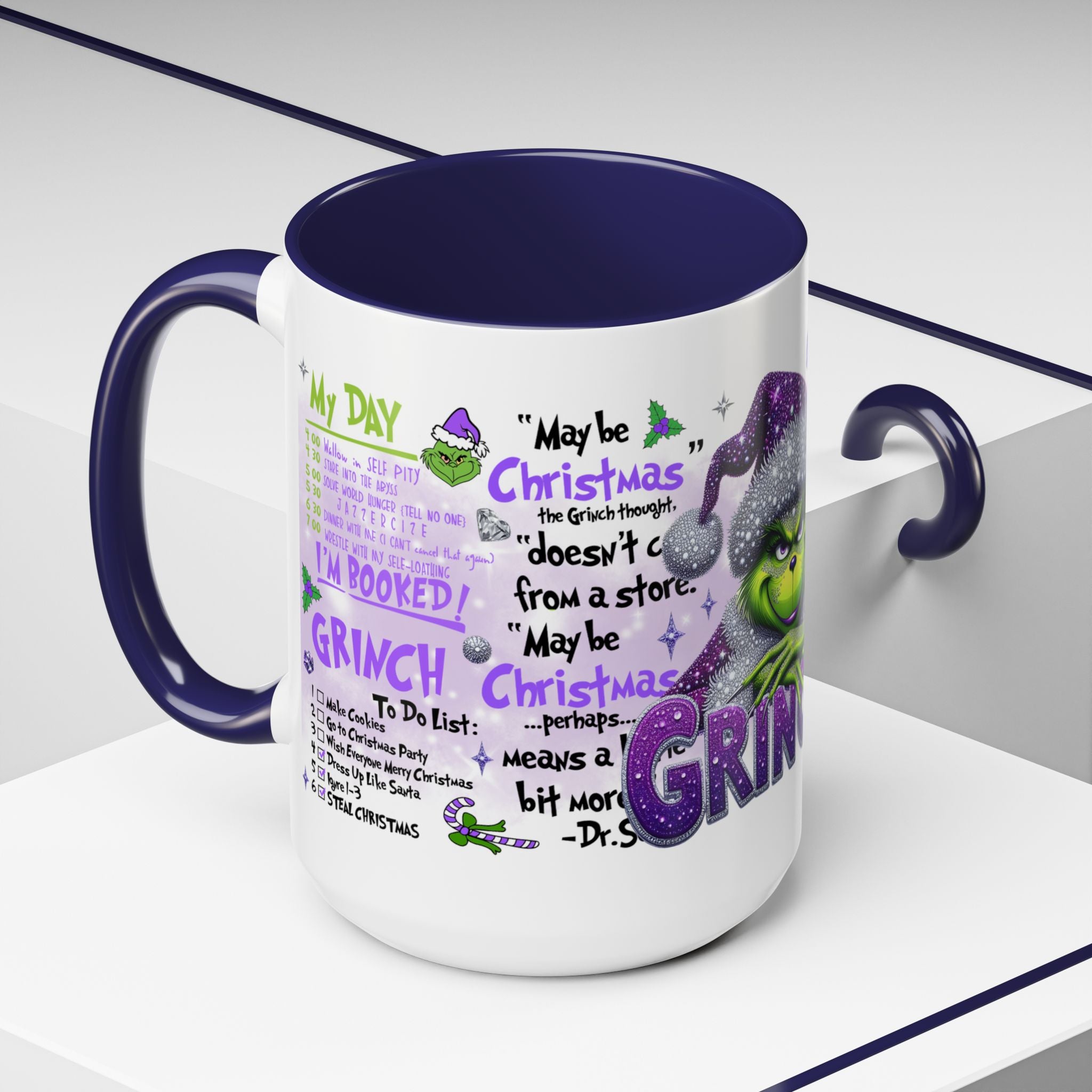 Grinchy Holiday Coffee Mug — '100% That Grinch' Funny Christmas Mug (11/15oz)