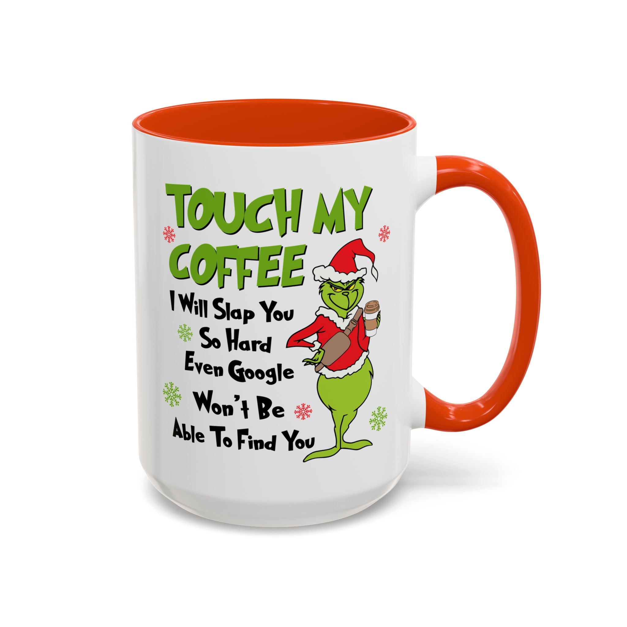 Colorful Grinch Coffee Mug - Fun Holiday Cup, Unique Gift, 11oz & 15oz Sizes, Perfect for Christmas, Funny Humor Mug, Coffee Lover's Delight