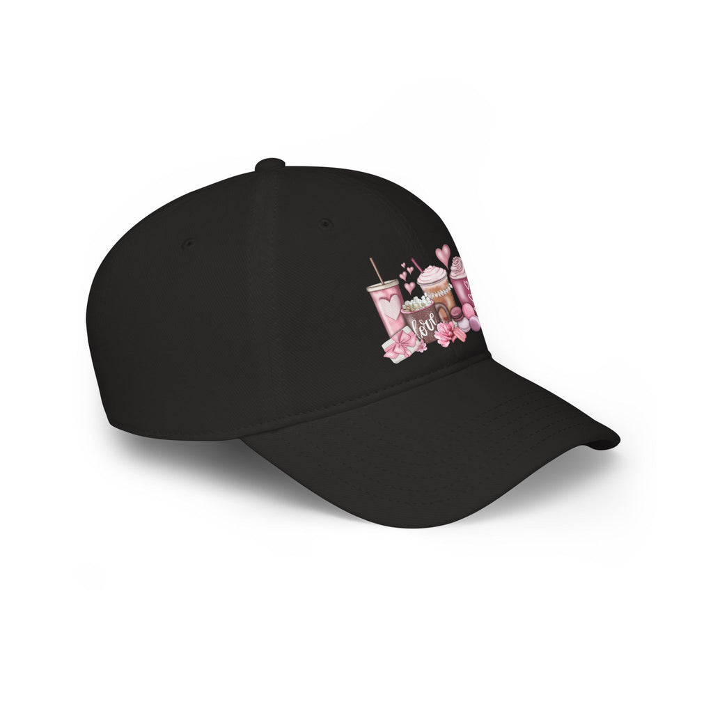 Love and Coffee Low Profile Baseball Cap