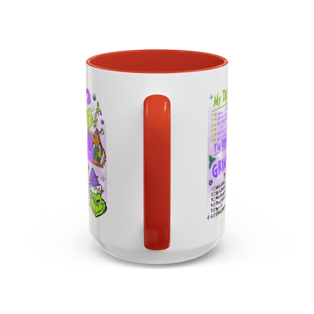 Grinchy Accent Coffee Mug - Fun Holiday Gift, Christmas Decor, Grinch Fan Merchandise, Unique Coffee Cup, Holiday Humor