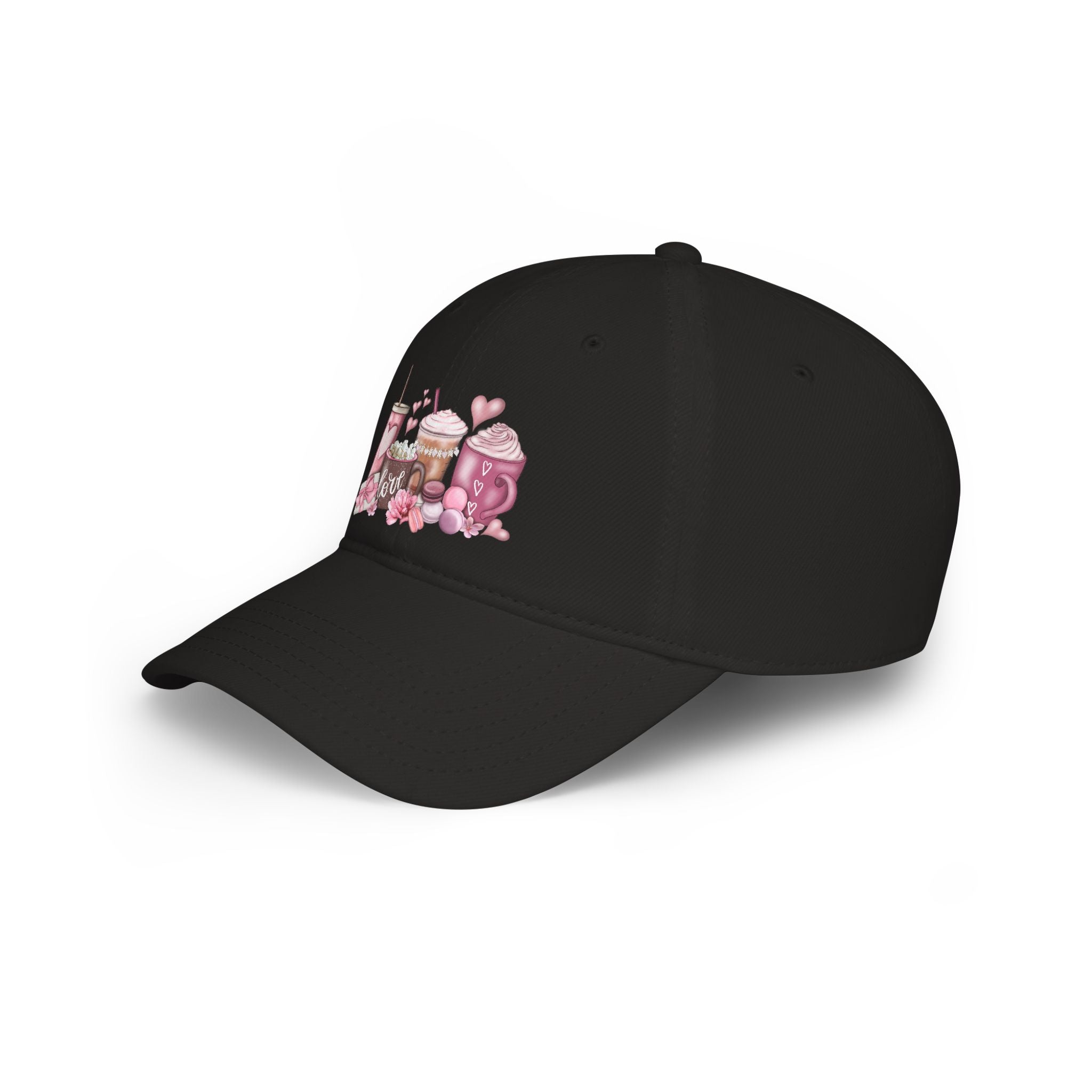 Love and Coffee Low Profile Baseball Cap