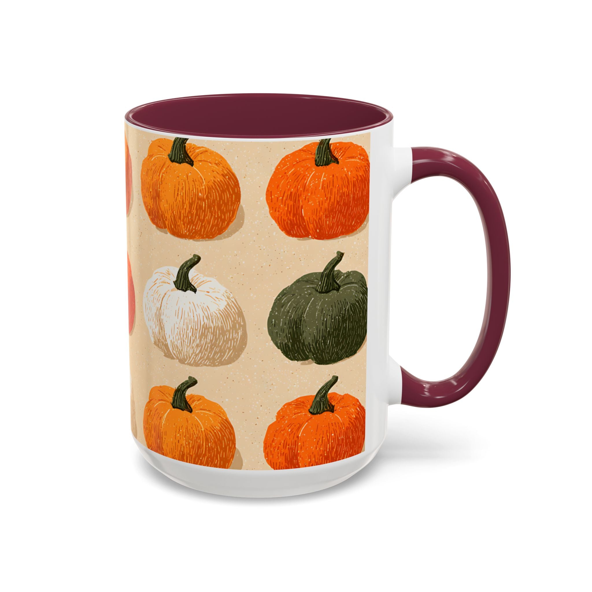 Autumn Pumpkin Mugs - Cozy Coffee Cups for Fall, Seasonal Drinkware, Thanksgiving Gifts, Home Decor, Pumpkin Spice Lovers