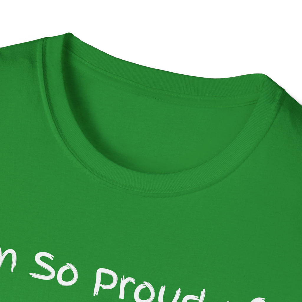 Proud of Myself Unisex T-Shirt, Self Love Tee, Positive Vibes Shirt, Empowering Gift, Inspirational Apparel