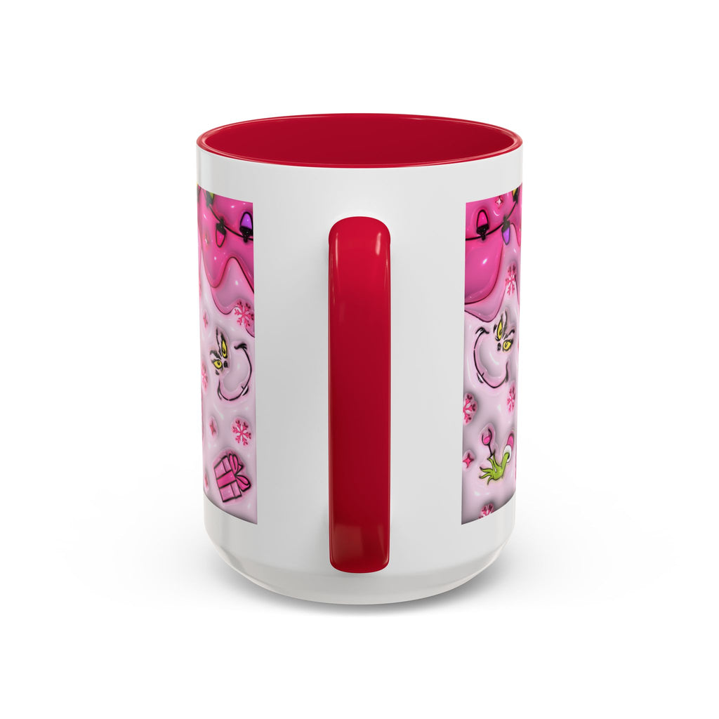 Colorful Grinch Mug, Holiday Gift, Whimsical Drinkware, Festive Coffee Cup, Christmas Decor, Grinch Mode Mug