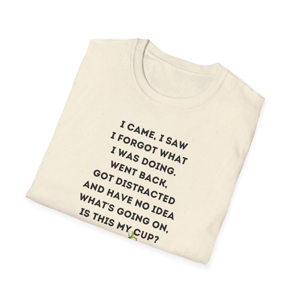 Grinch Inspired Softstyle Tee: I Came, I Saw, Funny T-Shirt for Fans, Gift for Birthdays, Casual Wear, Kermit Merchandise