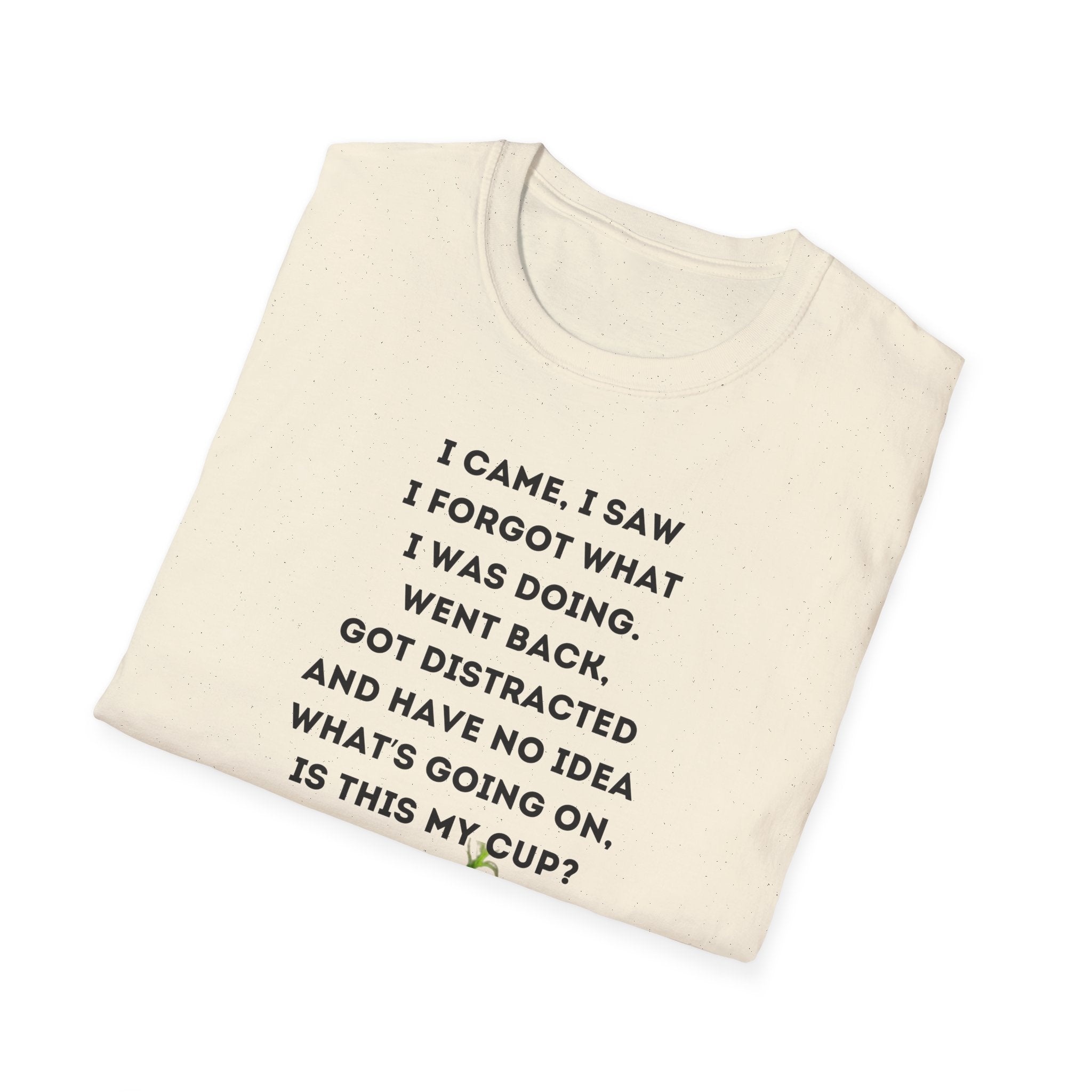 Grinch Inspired Softstyle Tee: I Came, I Saw, Funny T-Shirt for Fans, Gift for Birthdays, Casual Wear, Kermit Merchandise