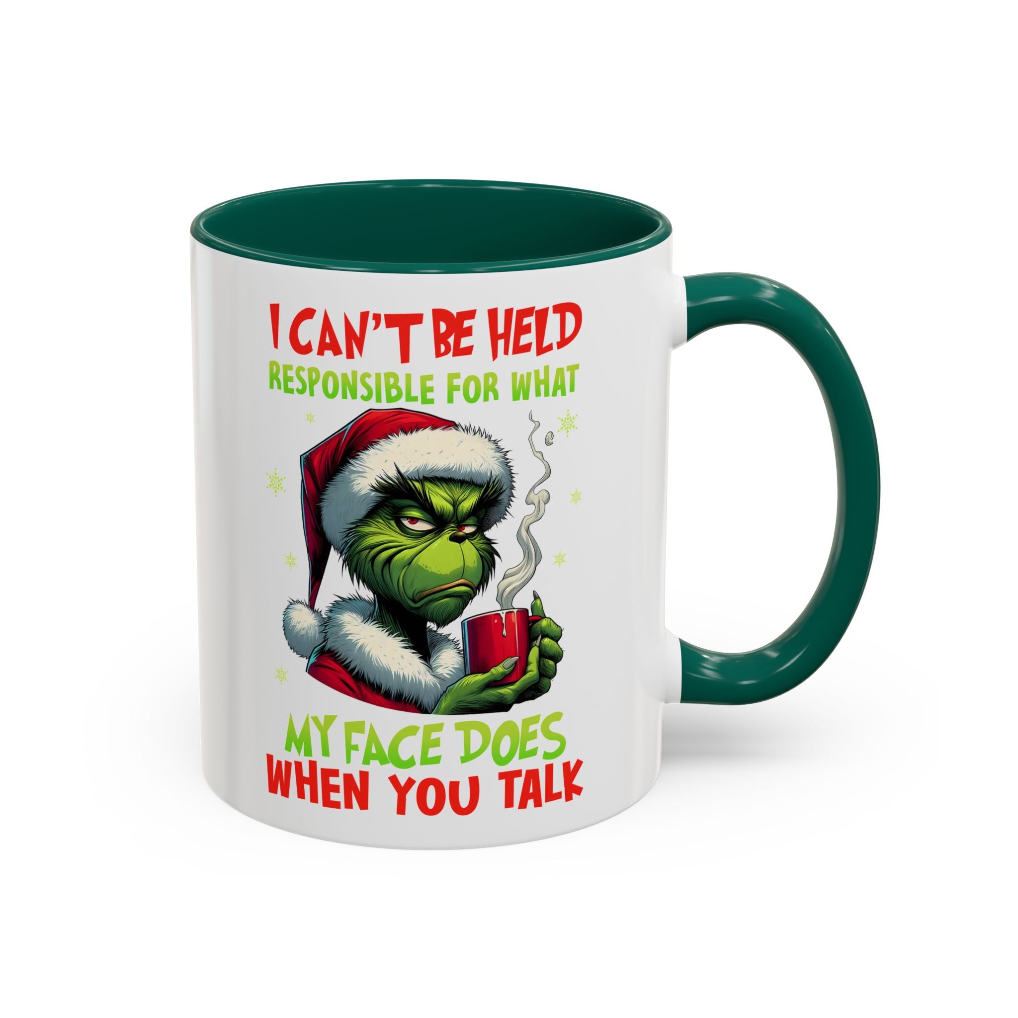 Colorful Grinch Mugs - Perfect for the Holidays, Funny Gift, Coffee Mug, Christmas Present, Office Humor, Grinch Lover