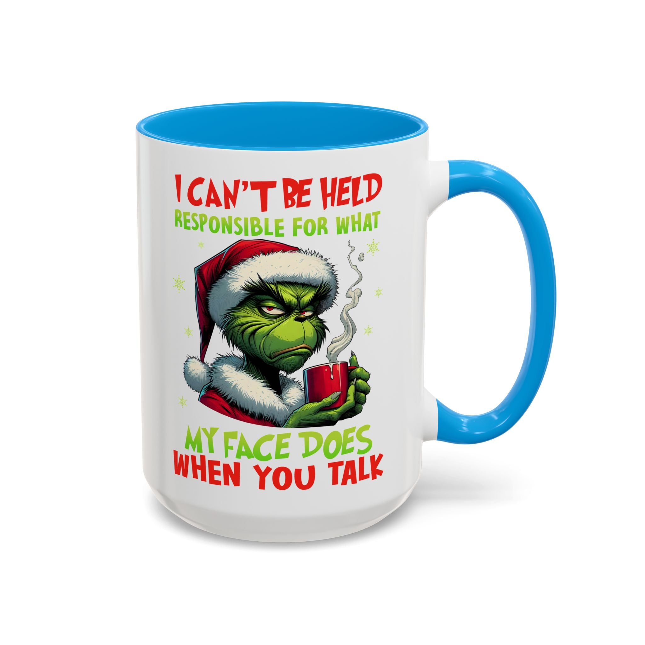 Colorful Grinch Mugs - Perfect for the Holidays, Funny Gift, Coffee Mug, Christmas Present, Office Humor, Grinch Lover