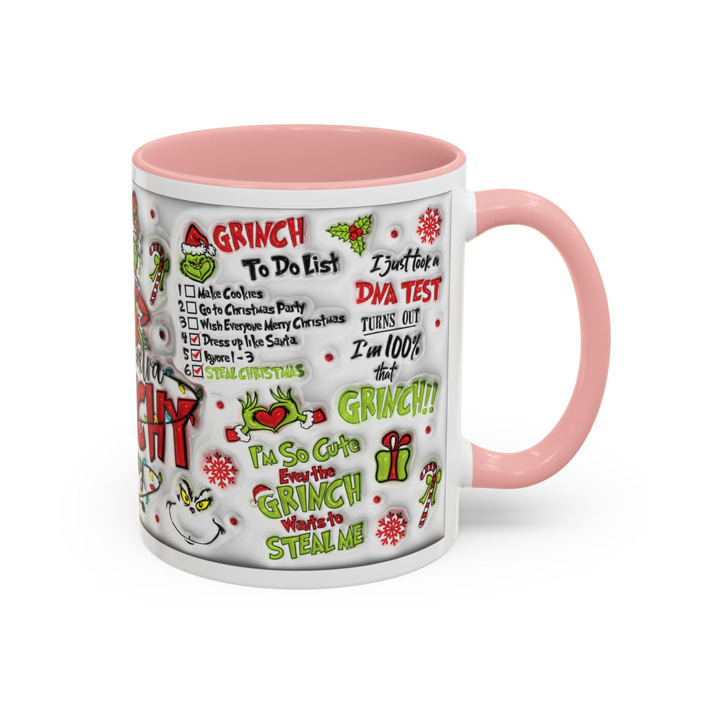 Grinchy Holiday Coffee Mug — "Feeling Extra Grinchy Today" Accent Mug (11/15oz)